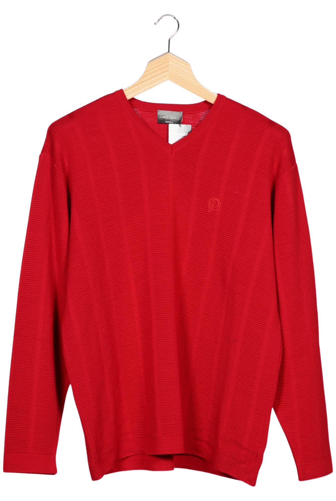 

Carlo Colucci Herren Pullover, rot, Gr. 58