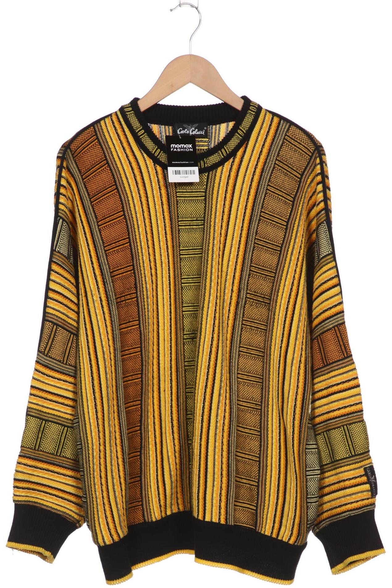 

Carlo Colucci Herren Pullover, gelb