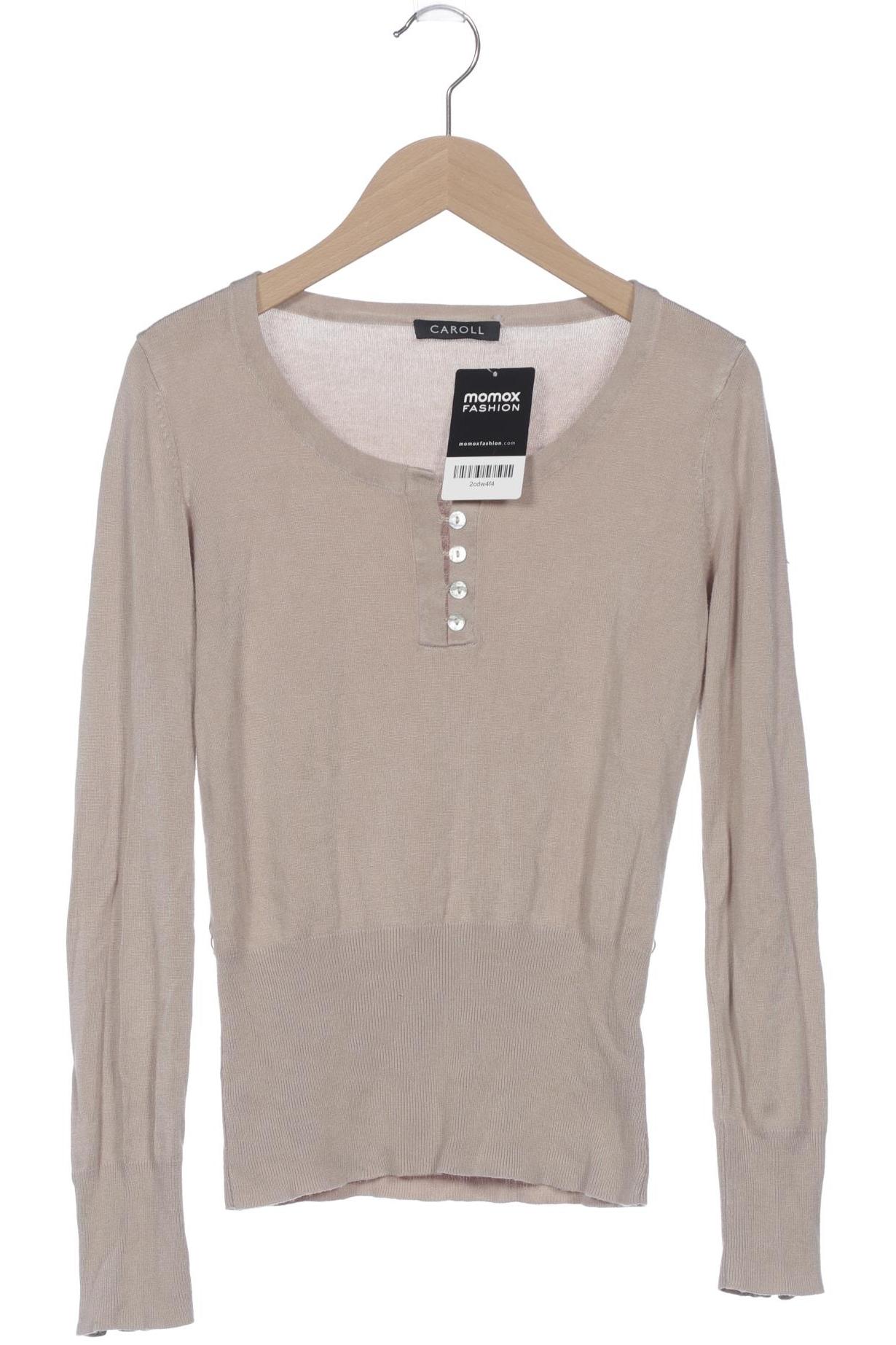 

caroll Damen Langarmshirt, beige, Gr. 34