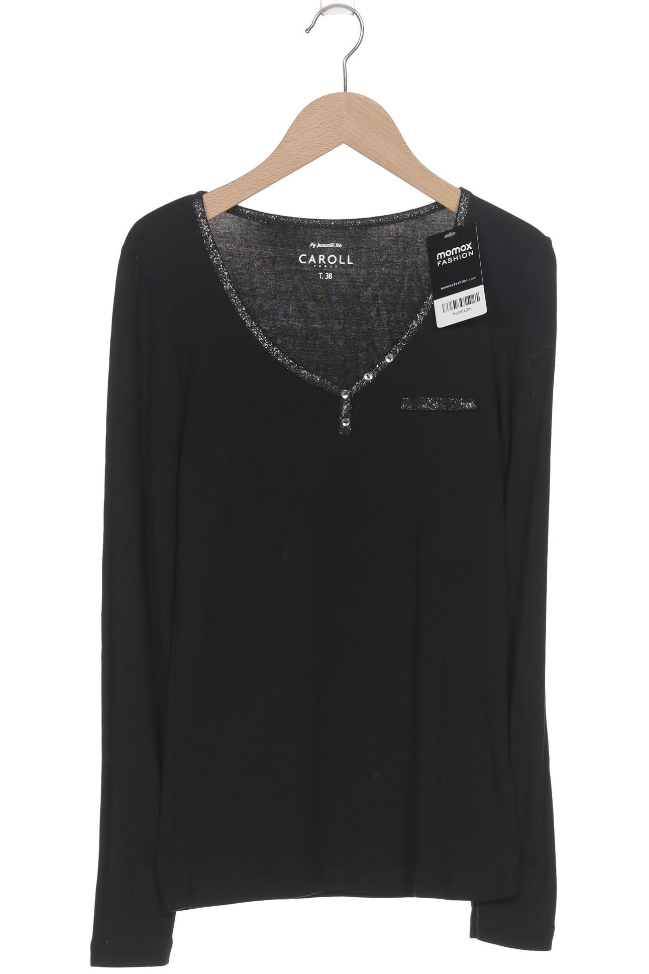 

caroll Damen Langarmshirt, schwarz, Gr. 38