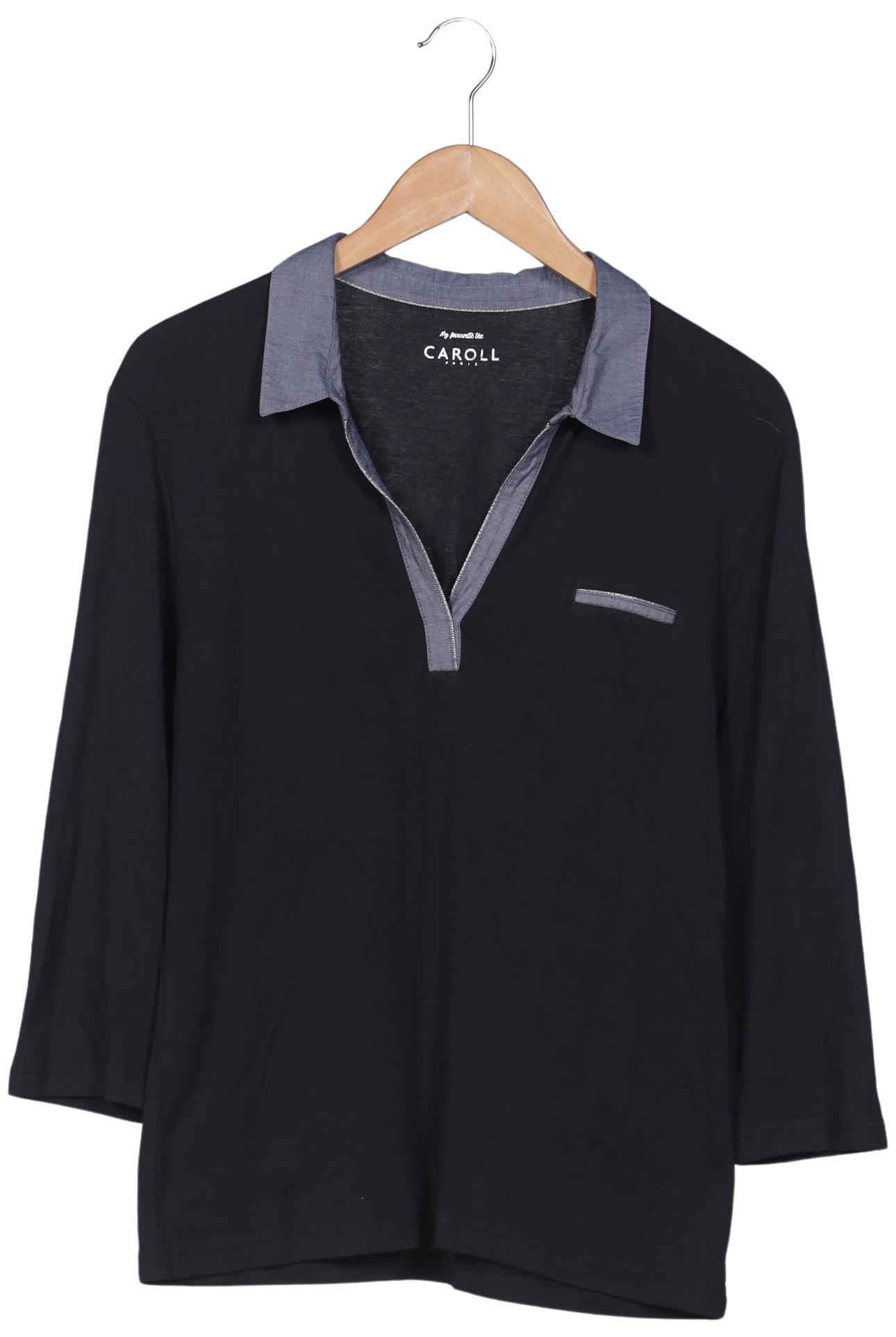 

caroll Damen Poloshirt, schwarz, Gr. 46