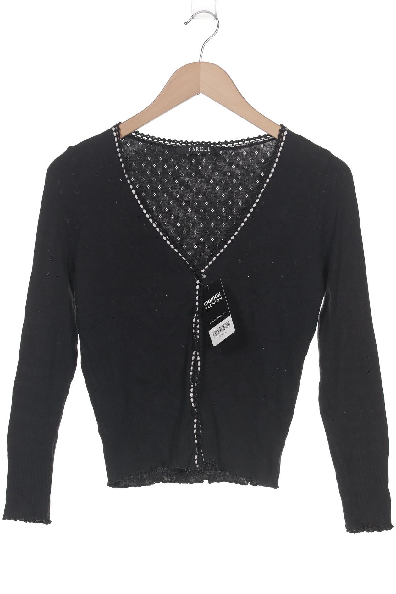 

caroll Damen Strickjacke, schwarz, Gr. 38