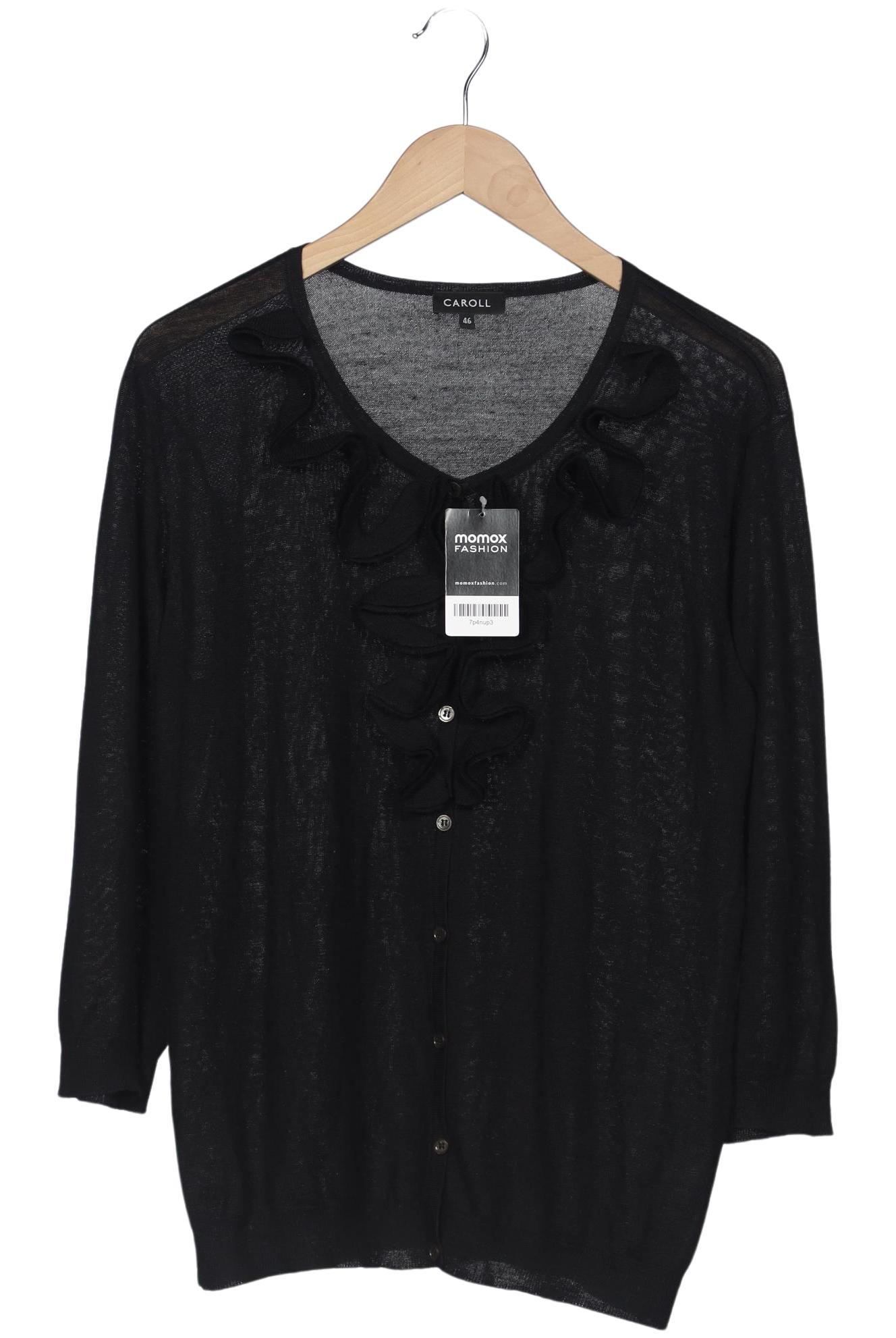 

caroll Damen Strickjacke, schwarz, Gr. 46