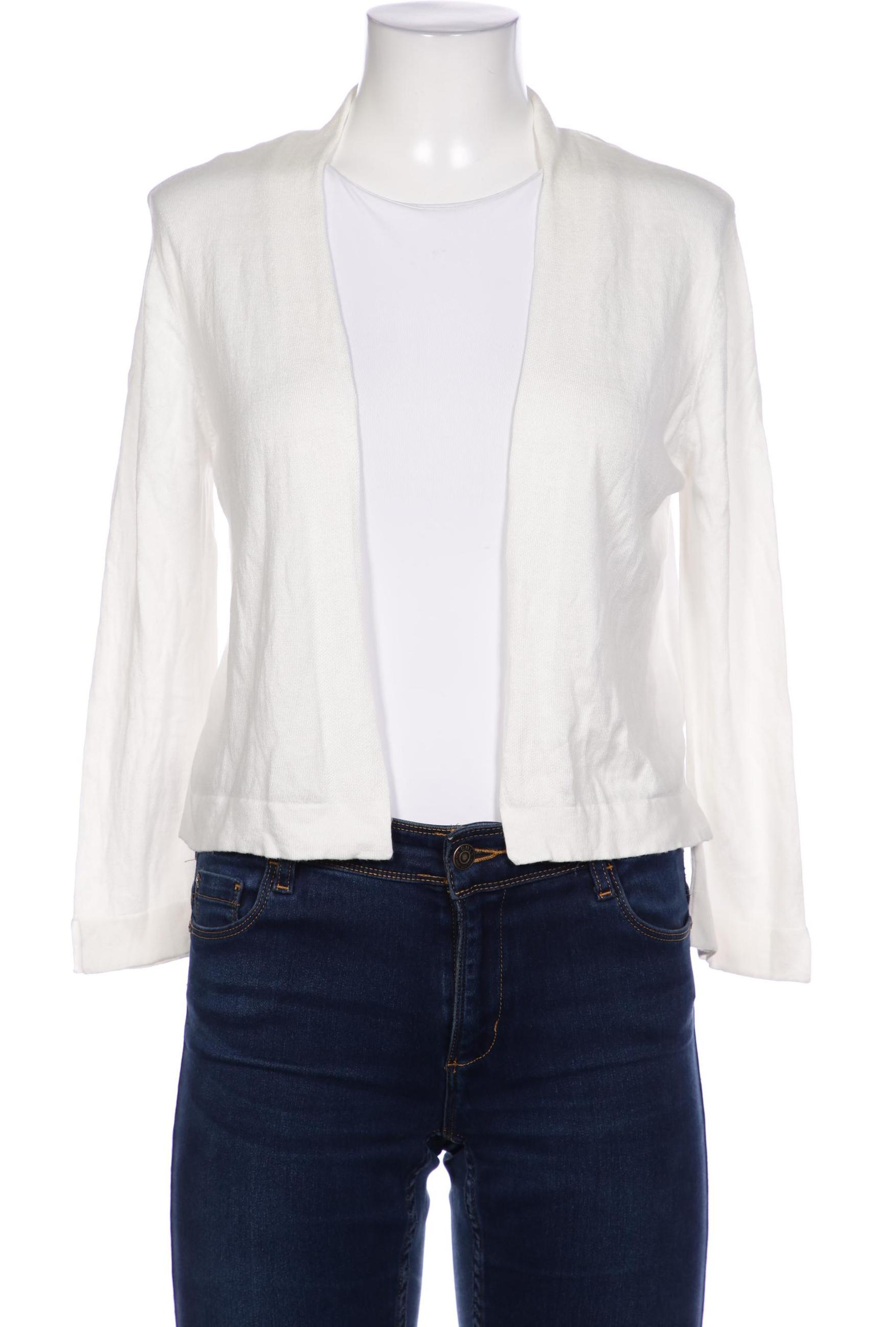 

caroll Damen Strickjacke, weiß, Gr. 38