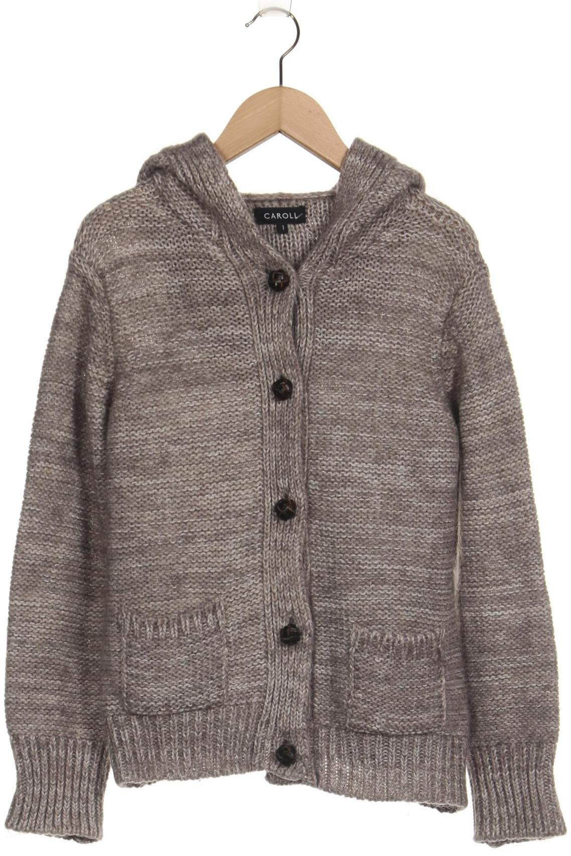 

caroll Damen Strickjacke, grau, Gr. 36