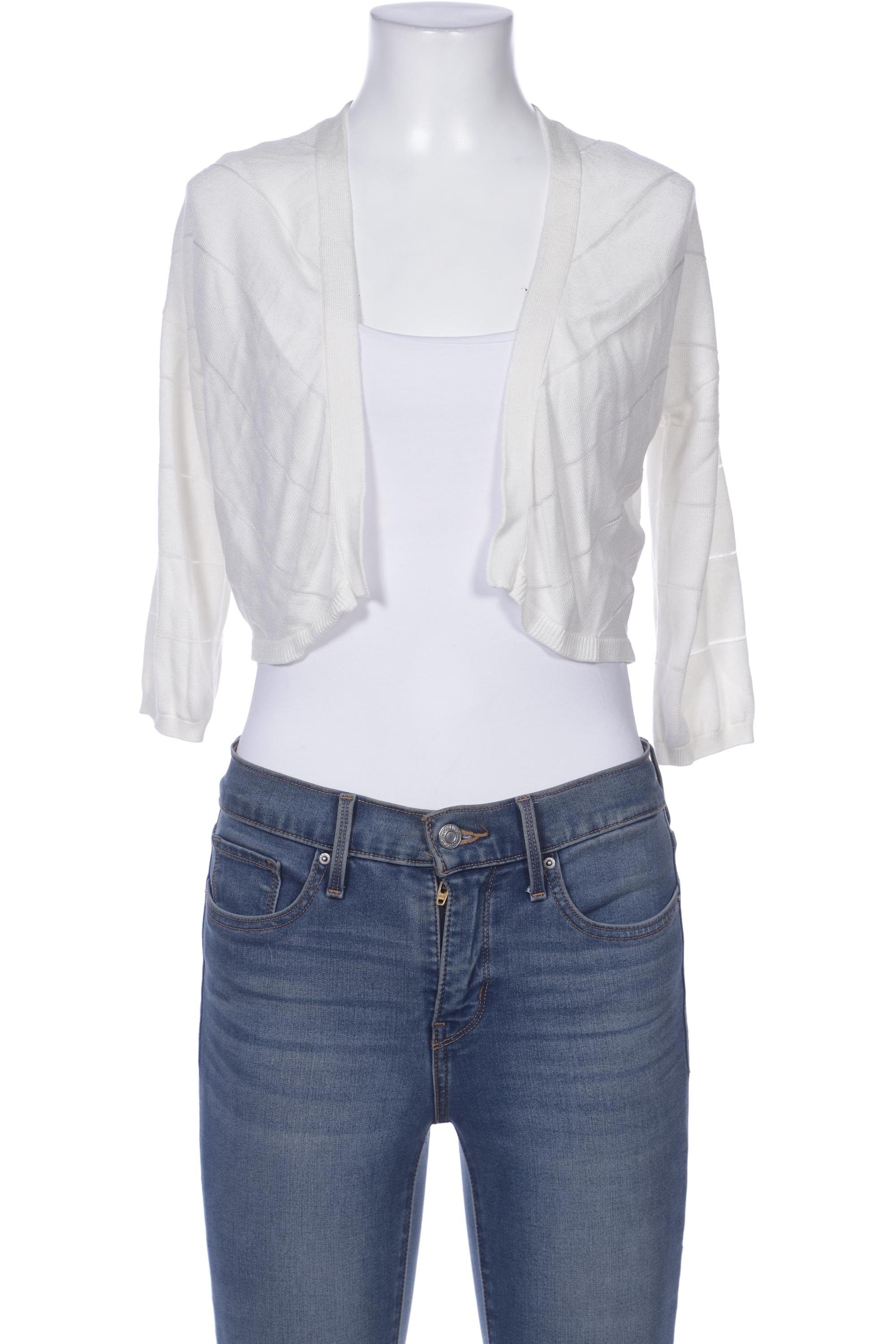 

caroll Damen Strickjacke, weiß, Gr. 34