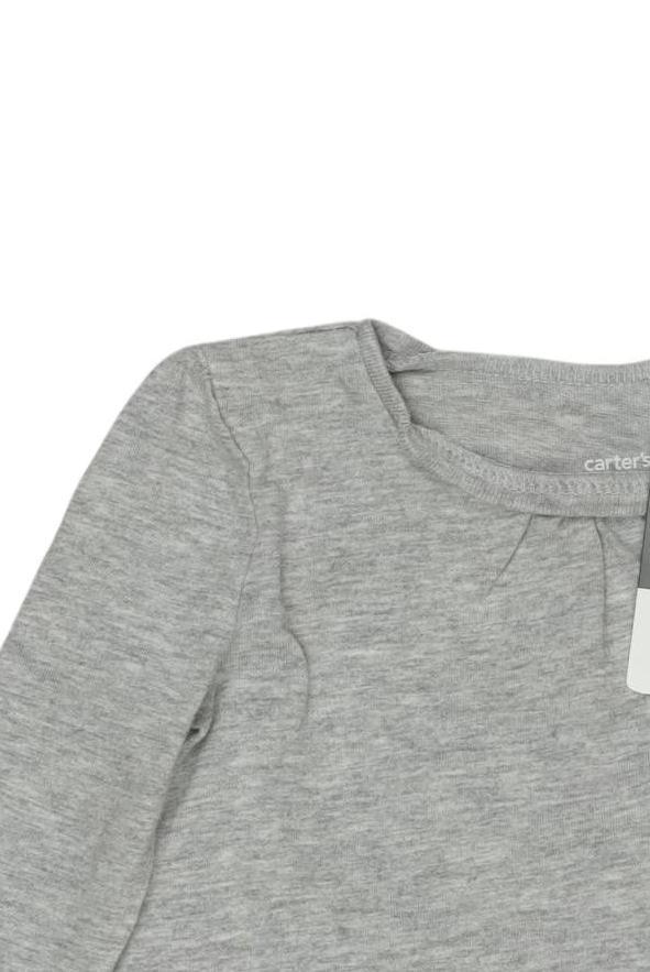 Thumbnail - carters Mädchen Langarmshirt, grau, Gr. 68