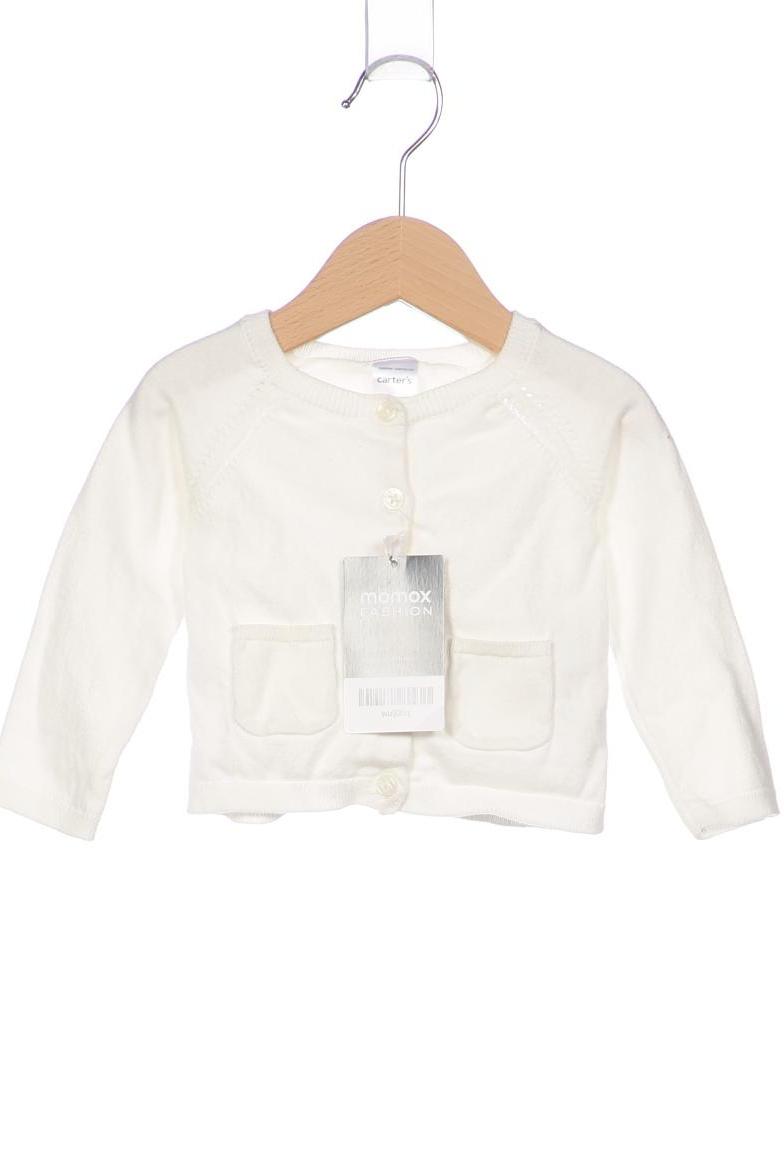 

carters Mädchen Strickjacke, weiß, Gr. 80