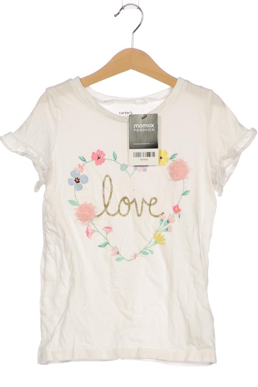 

carters Damen T-Shirt, weiß, Gr. 128