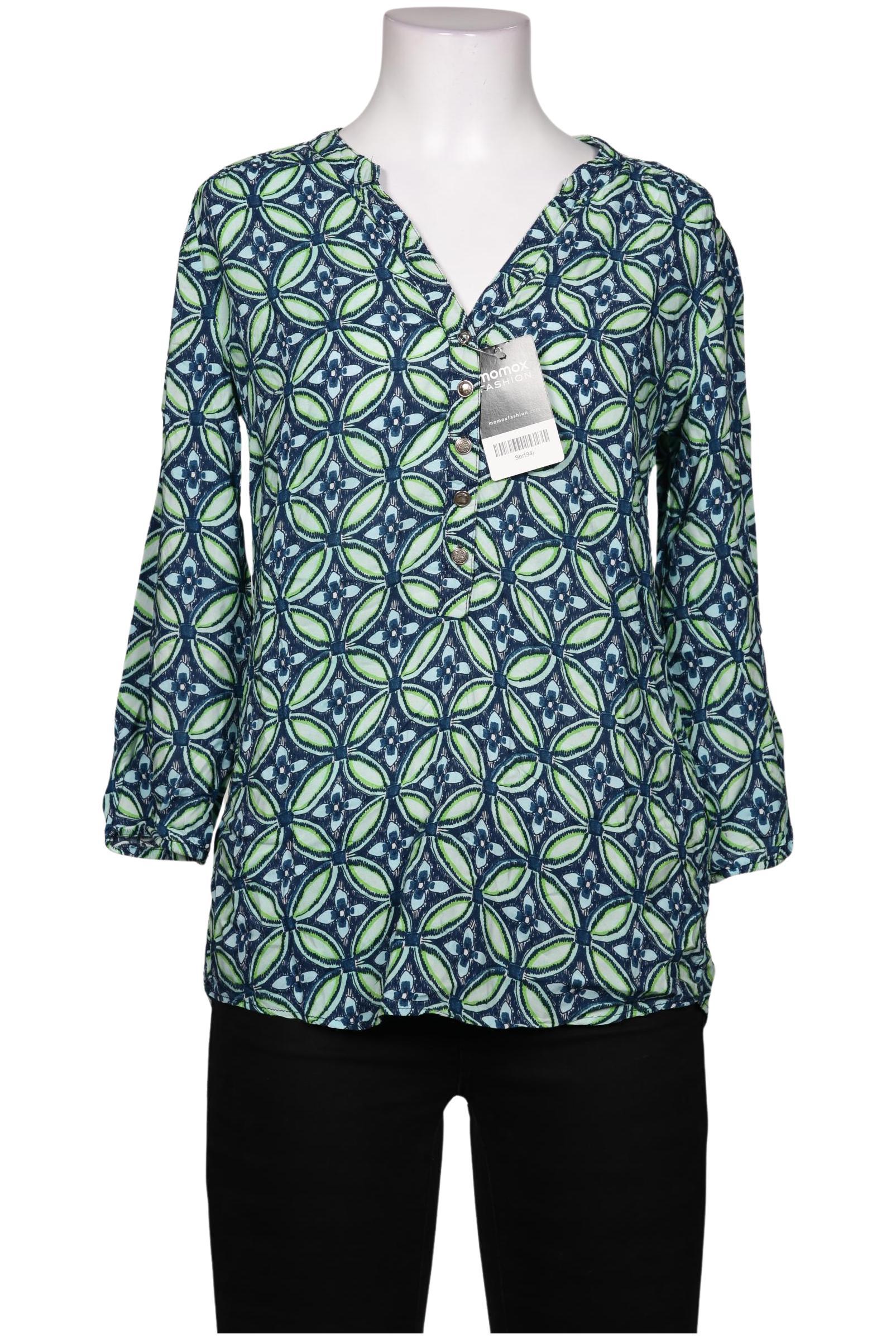 Thumbnail - Cartoon Damen Bluse, grün, Gr. 34