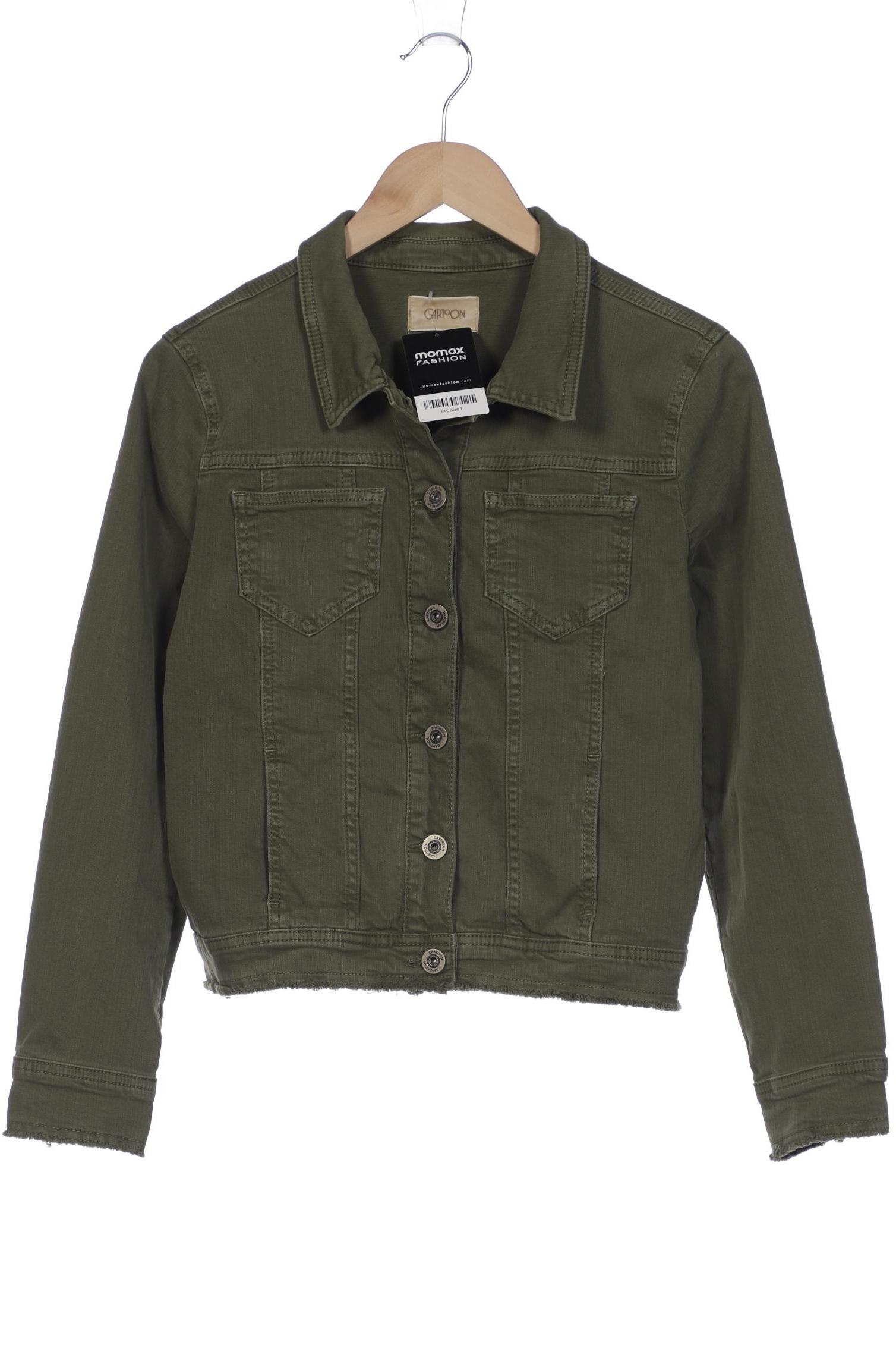 

Cartoon Damen Jacke, grün