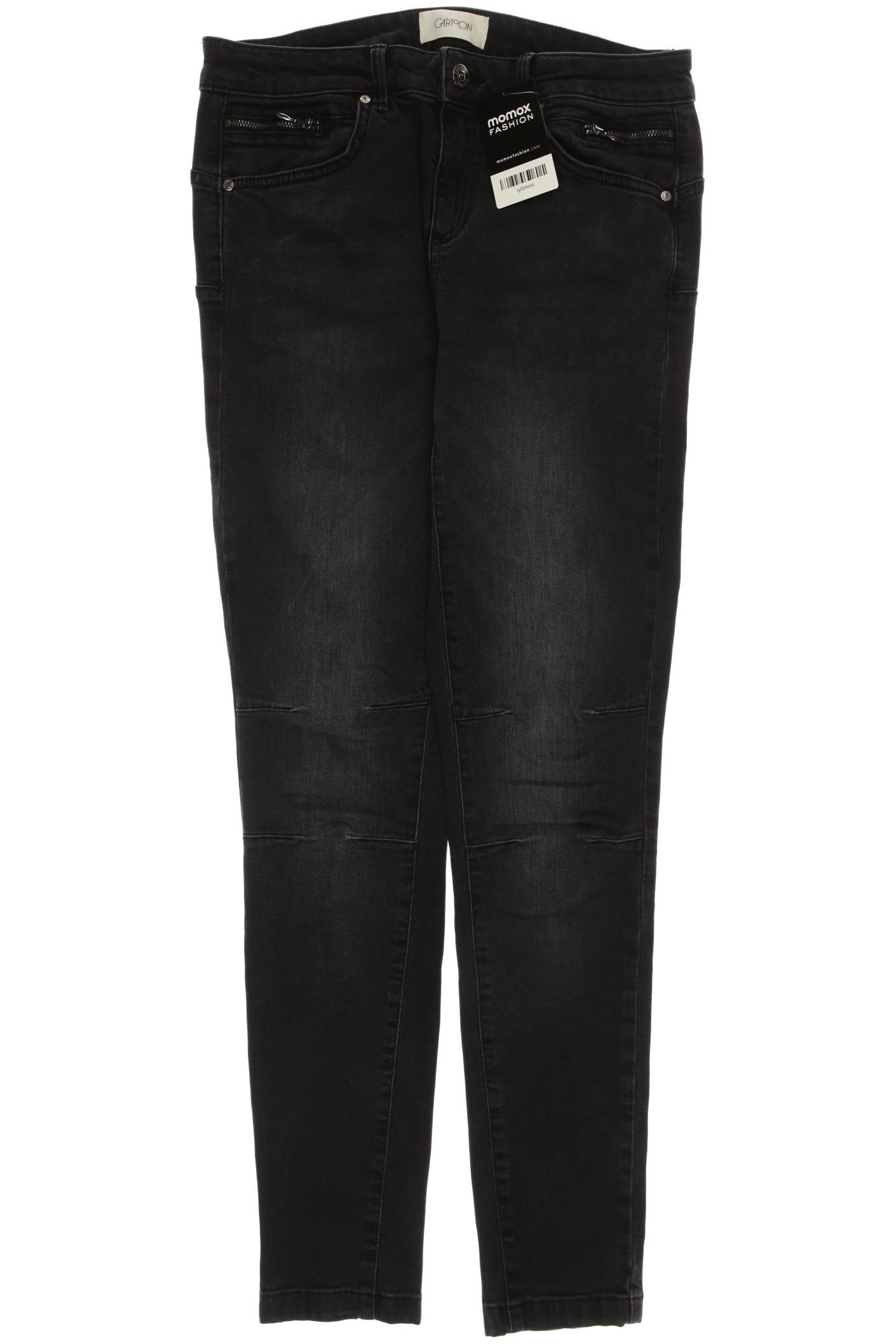 

Cartoon Damen Jeans, schwarz, Gr. 38