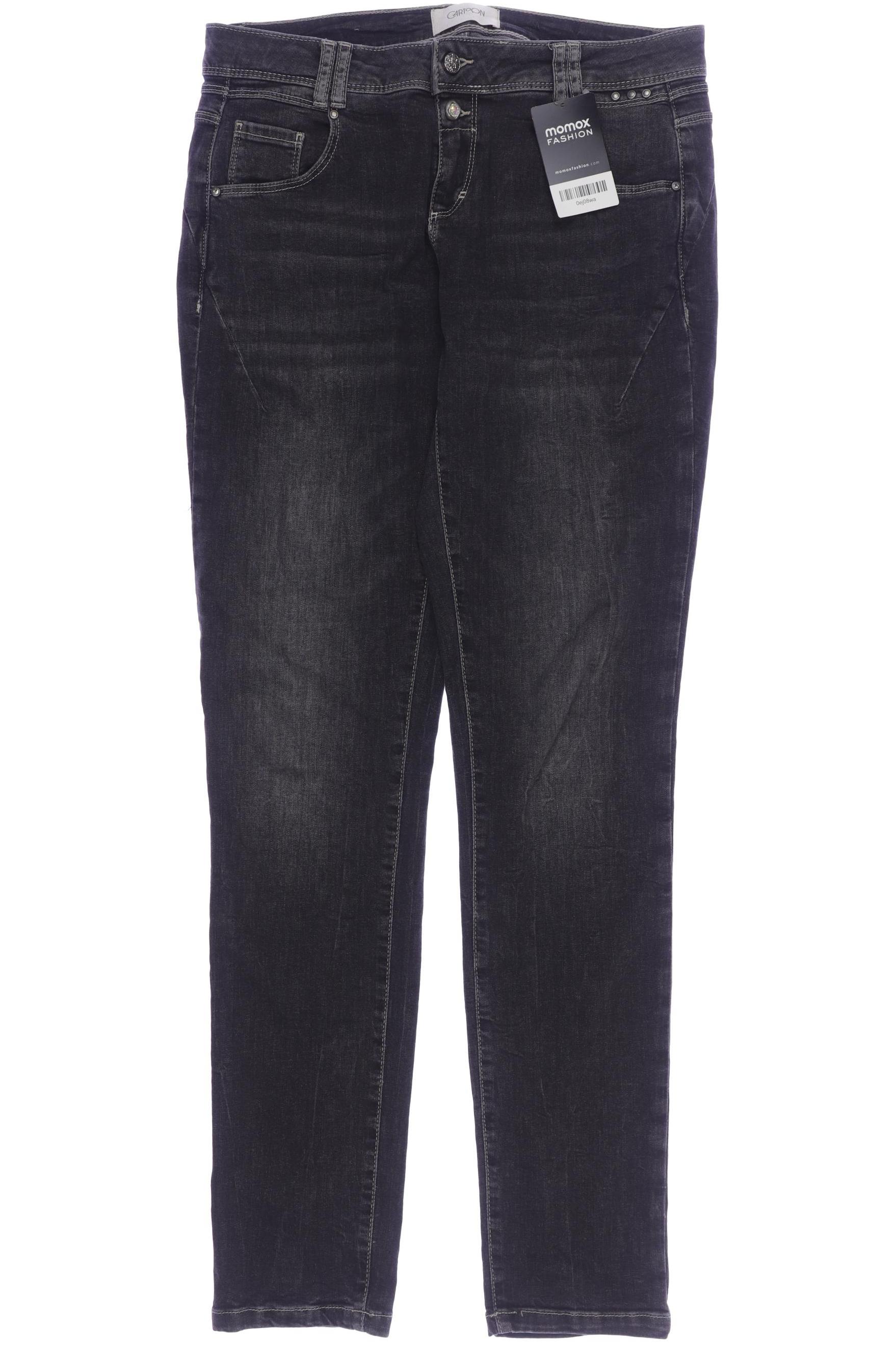 

Cartoon Damen Jeans, schwarz, Gr. 38