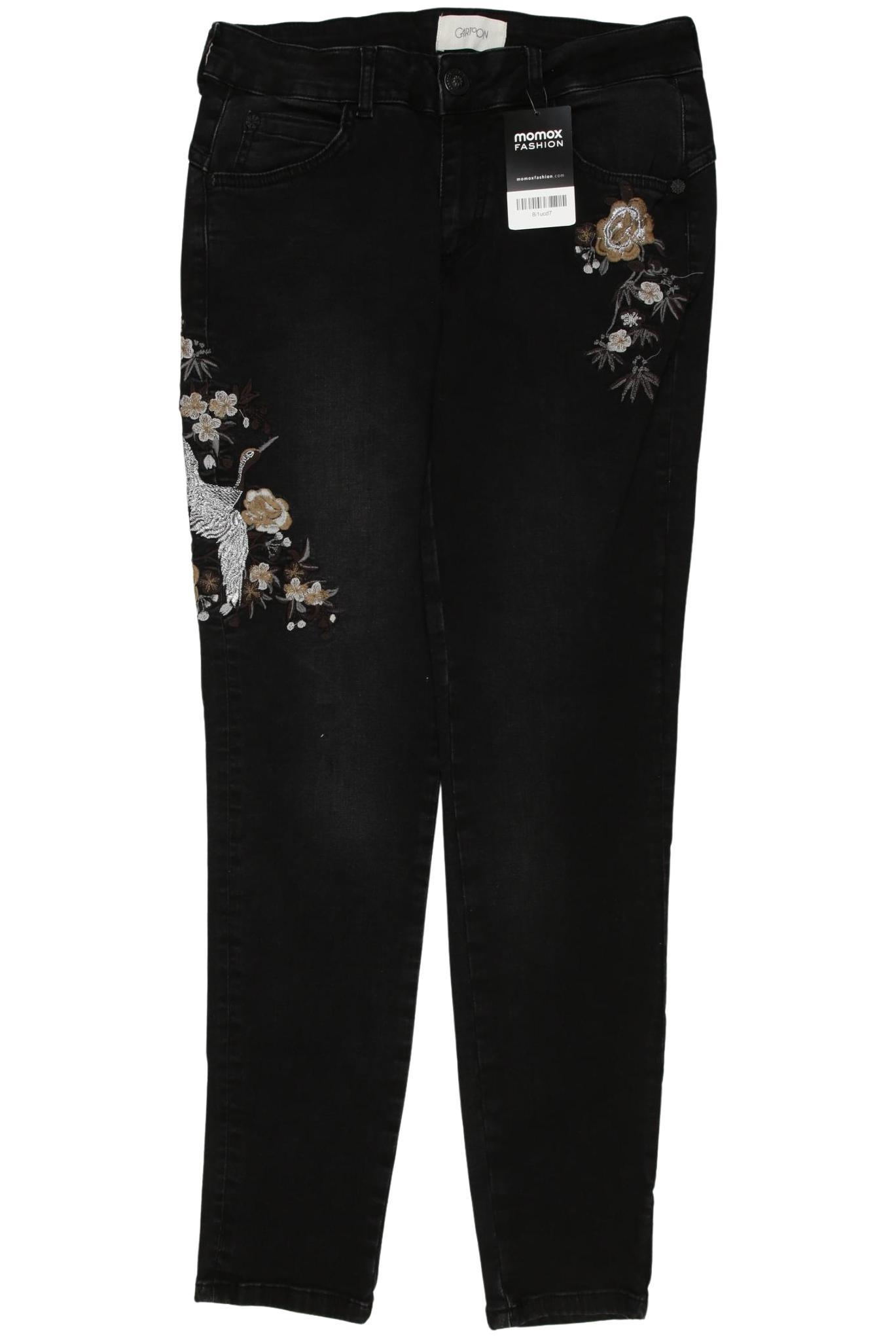 

Cartoon Damen Jeans, schwarz, Gr. 38