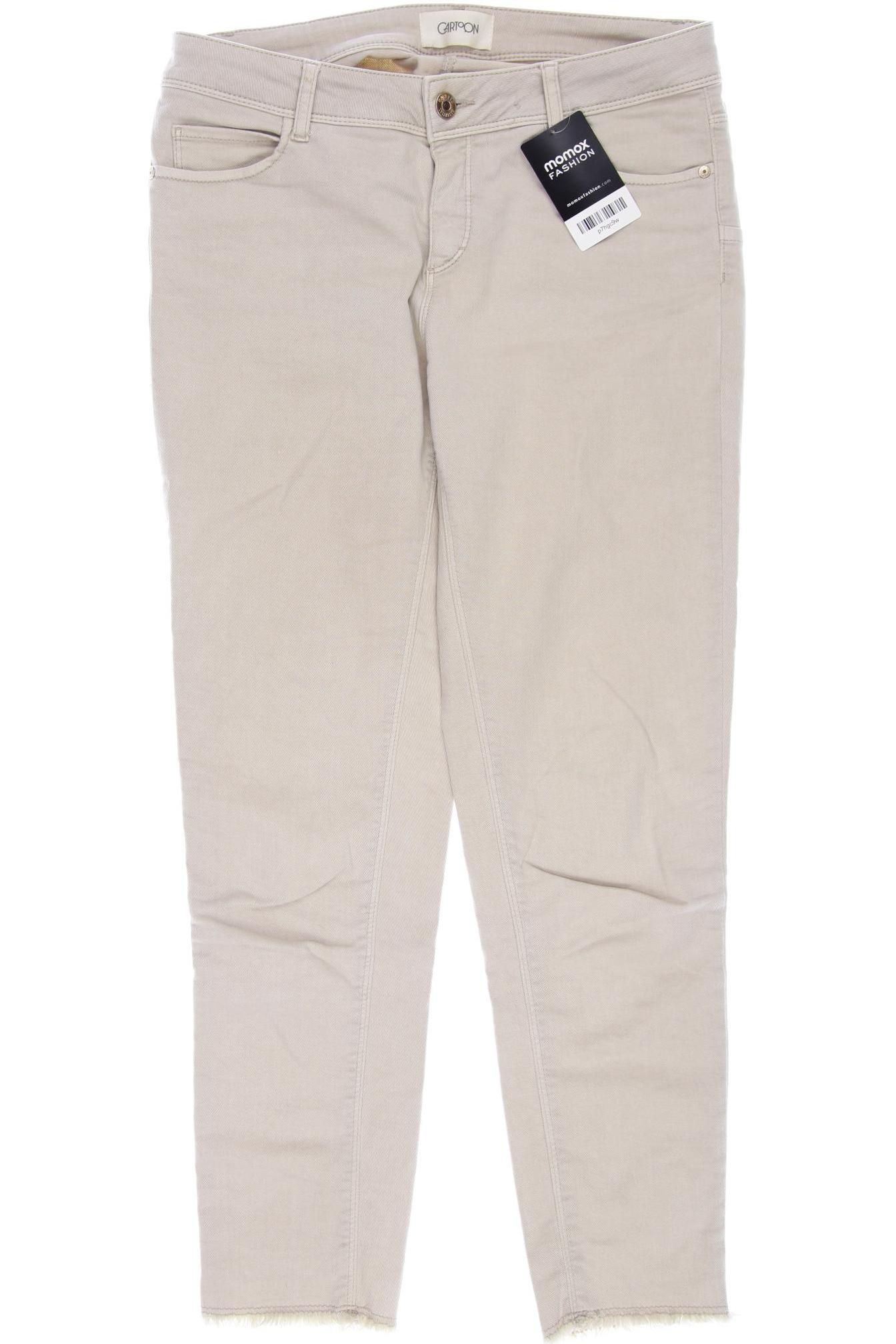 

Cartoon Damen Jeans, beige, Gr. 30