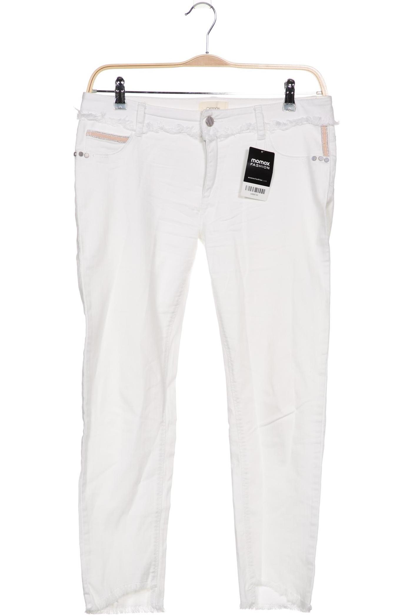 

Cartoon Damen Jeans, weiß