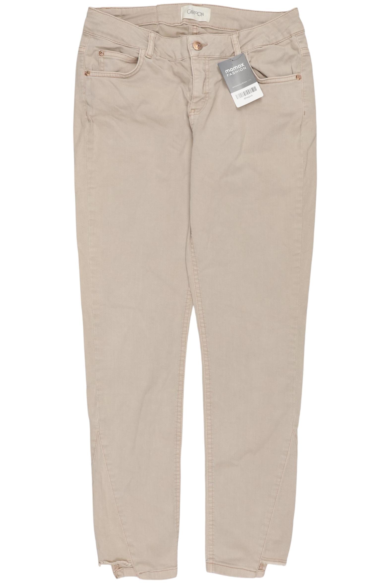 

Cartoon Damen Jeans, beige, Gr. 40