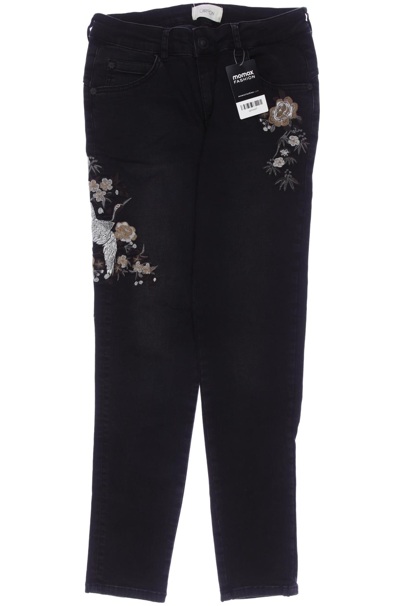 

Cartoon Damen Jeans, schwarz, Gr. 38