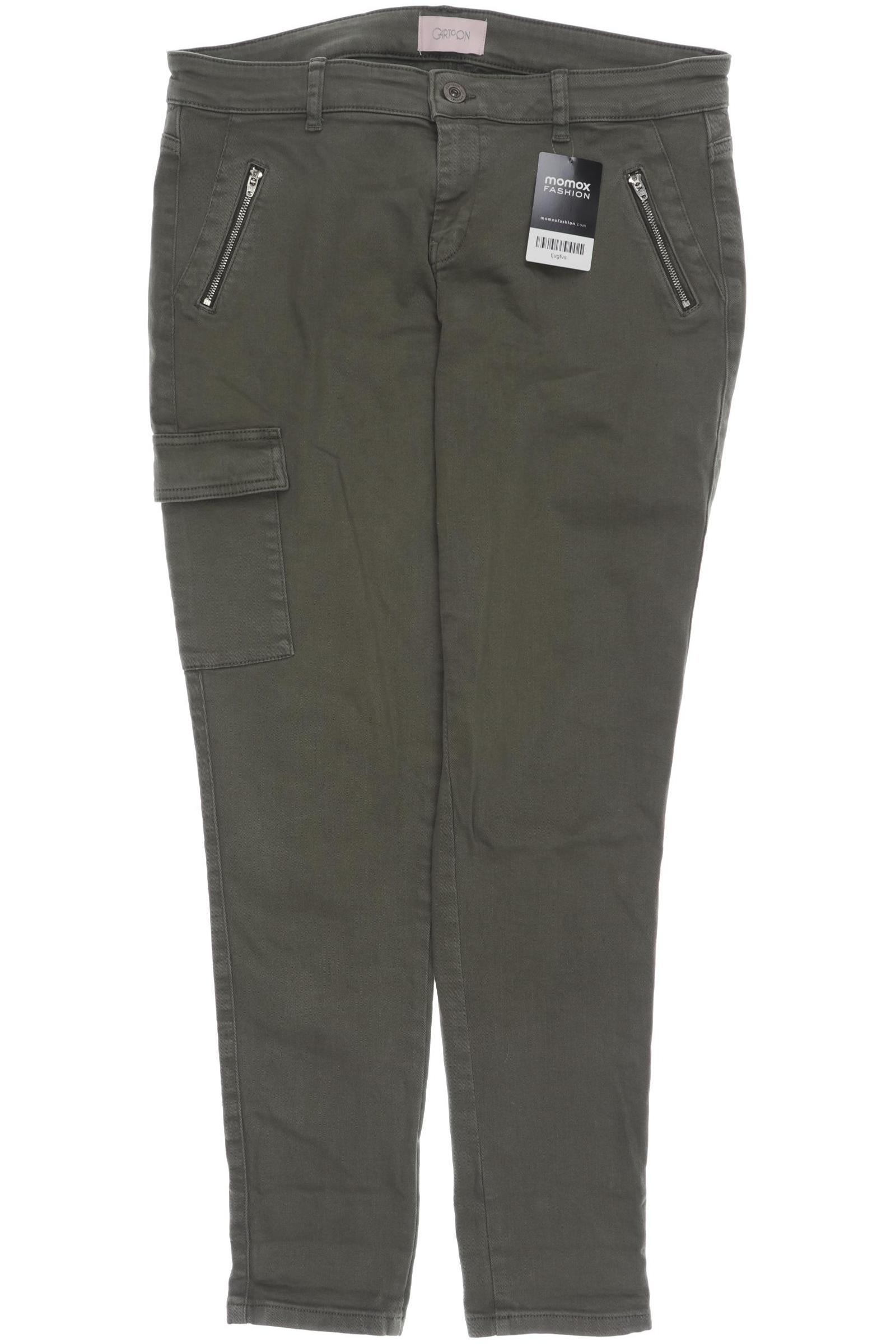 

Cartoon Damen Jeans, grün