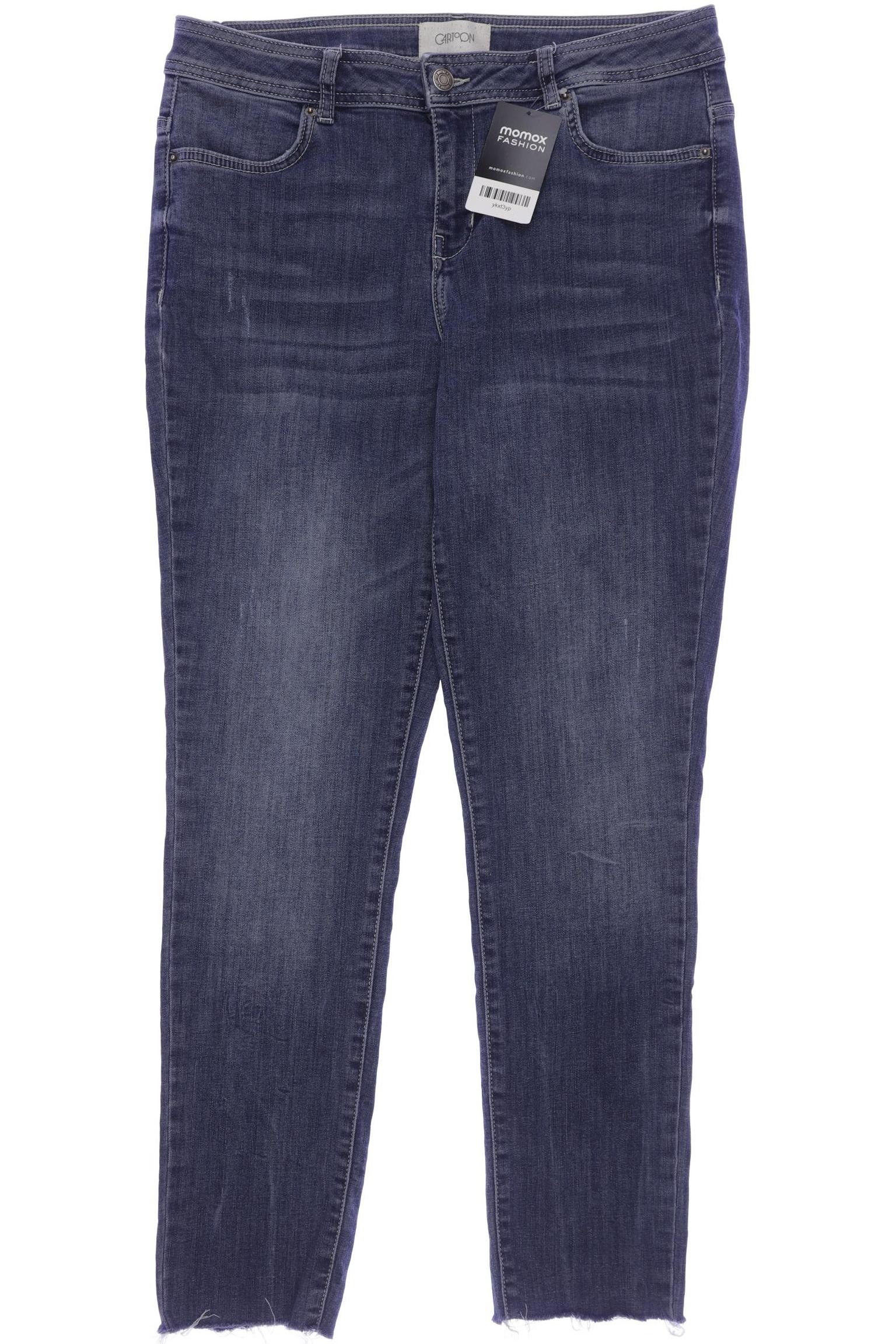 Thumbnail - Cartoon Damen Jeans, marineblau, Gr. 40