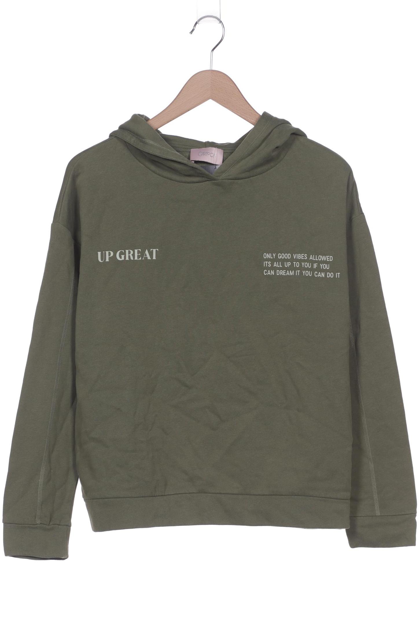 

Cartoon Damen Kapuzenpullover, grün, Gr. 36