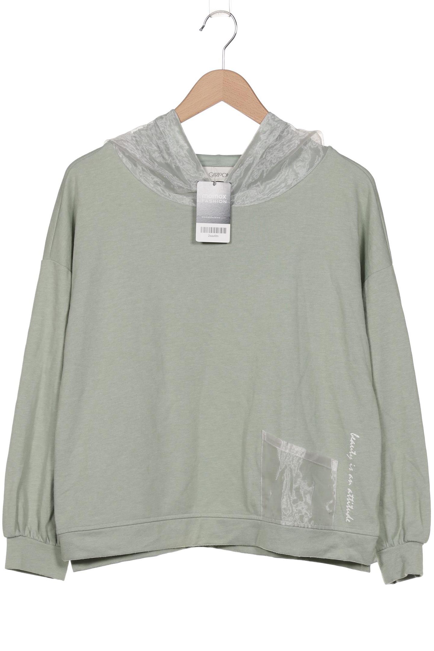 

Cartoon Damen Kapuzenpullover, grün, Gr. 38