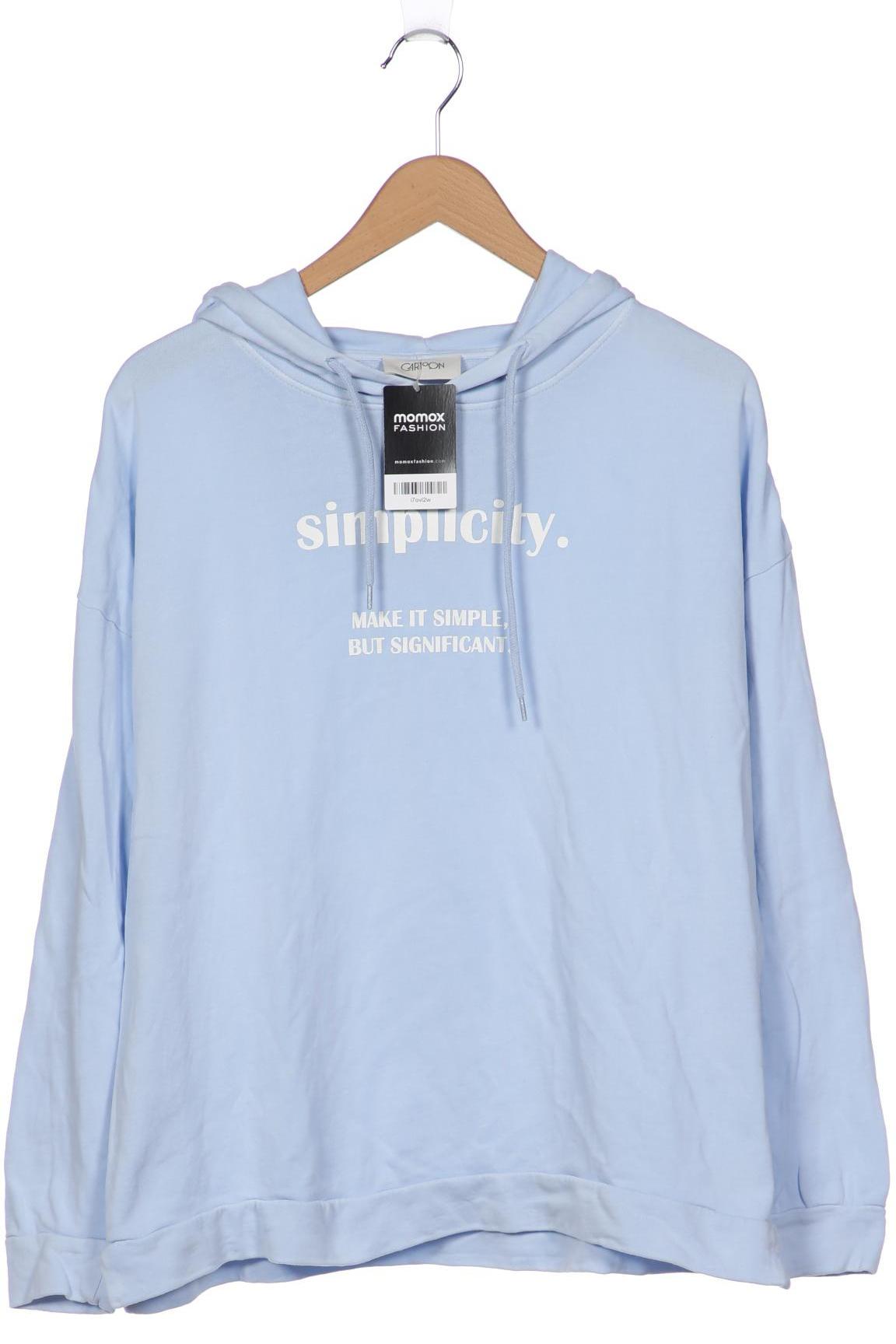 

Cartoon Damen Kapuzenpullover, hellblau