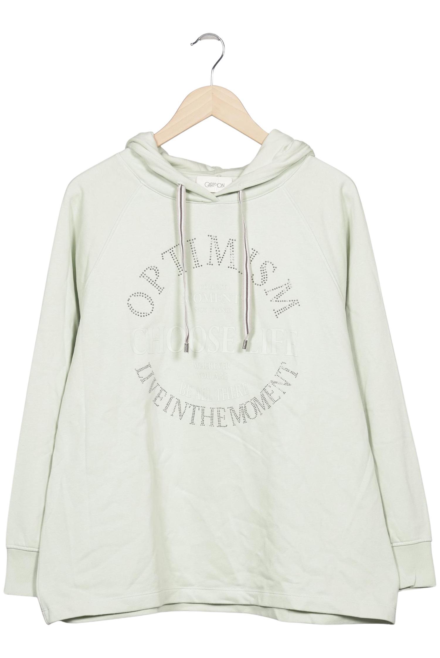 

Cartoon Damen Kapuzenpullover, hellgrün, Gr. 48