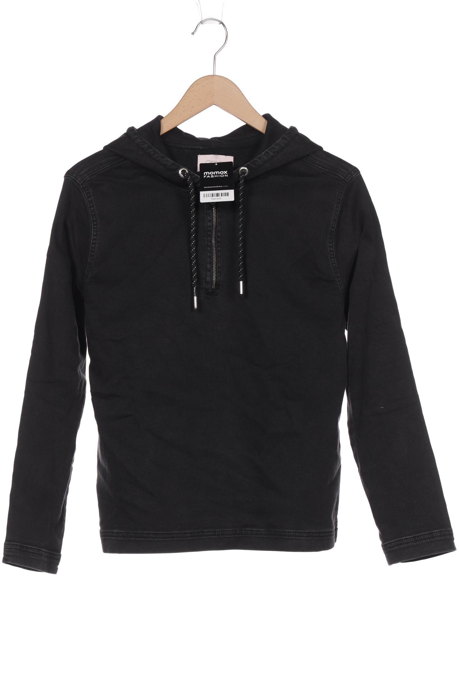 

Cartoon Damen Kapuzenpullover, schwarz