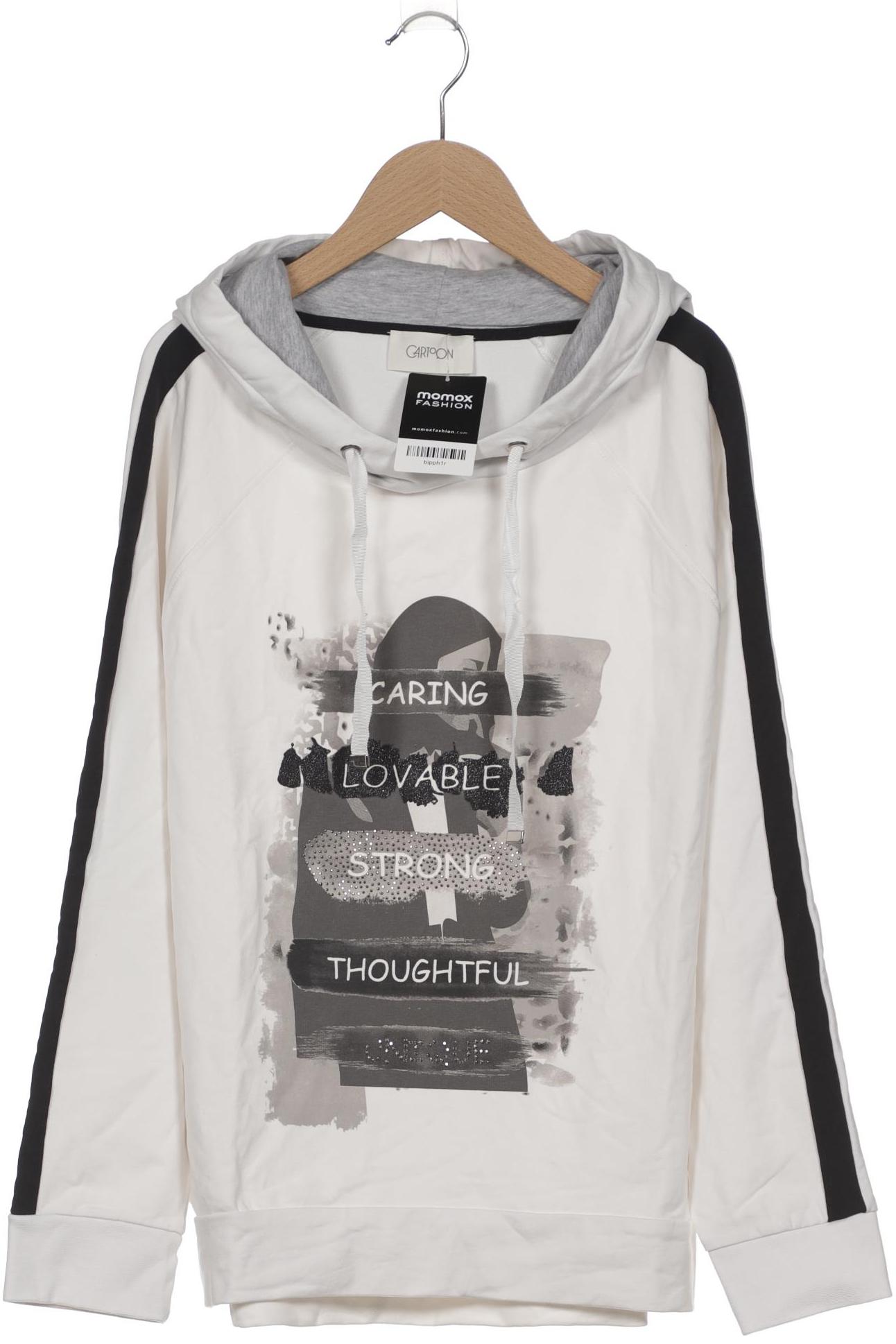 

Cartoon Damen Kapuzenpullover, weiß, Gr. 42