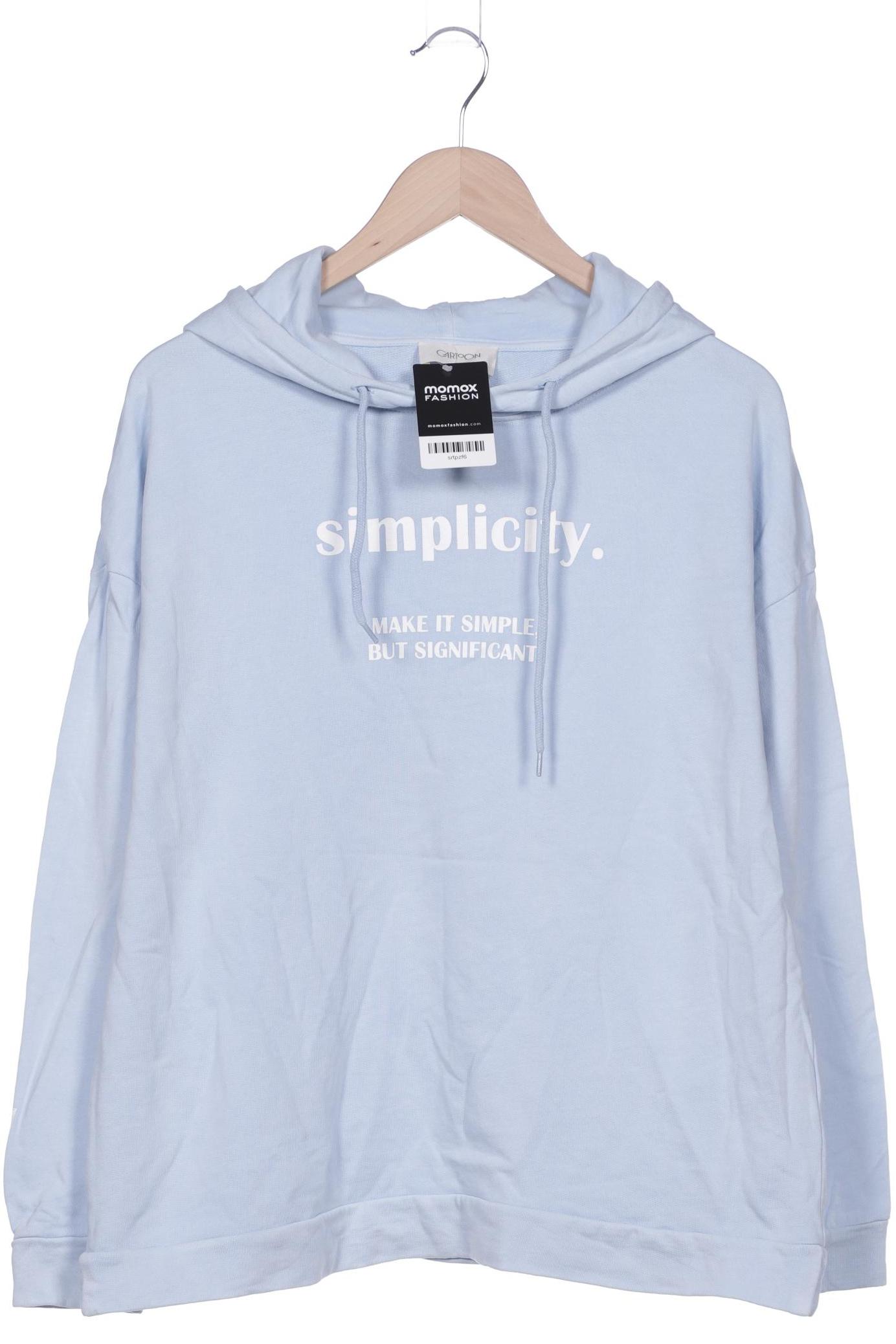 

Cartoon Damen Kapuzenpullover, hellblau, Gr. 36