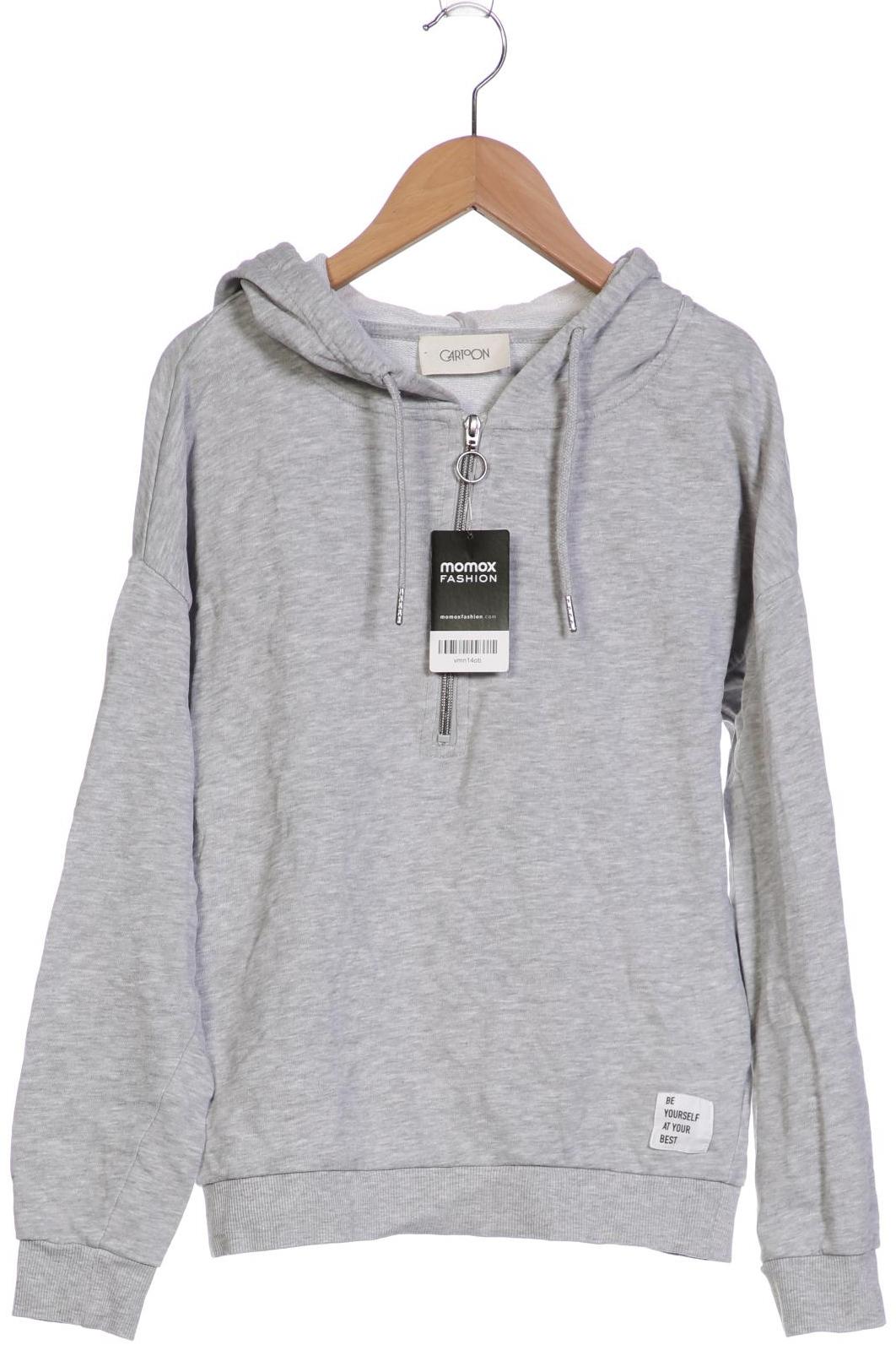 

Cartoon Damen Kapuzenpullover, grau