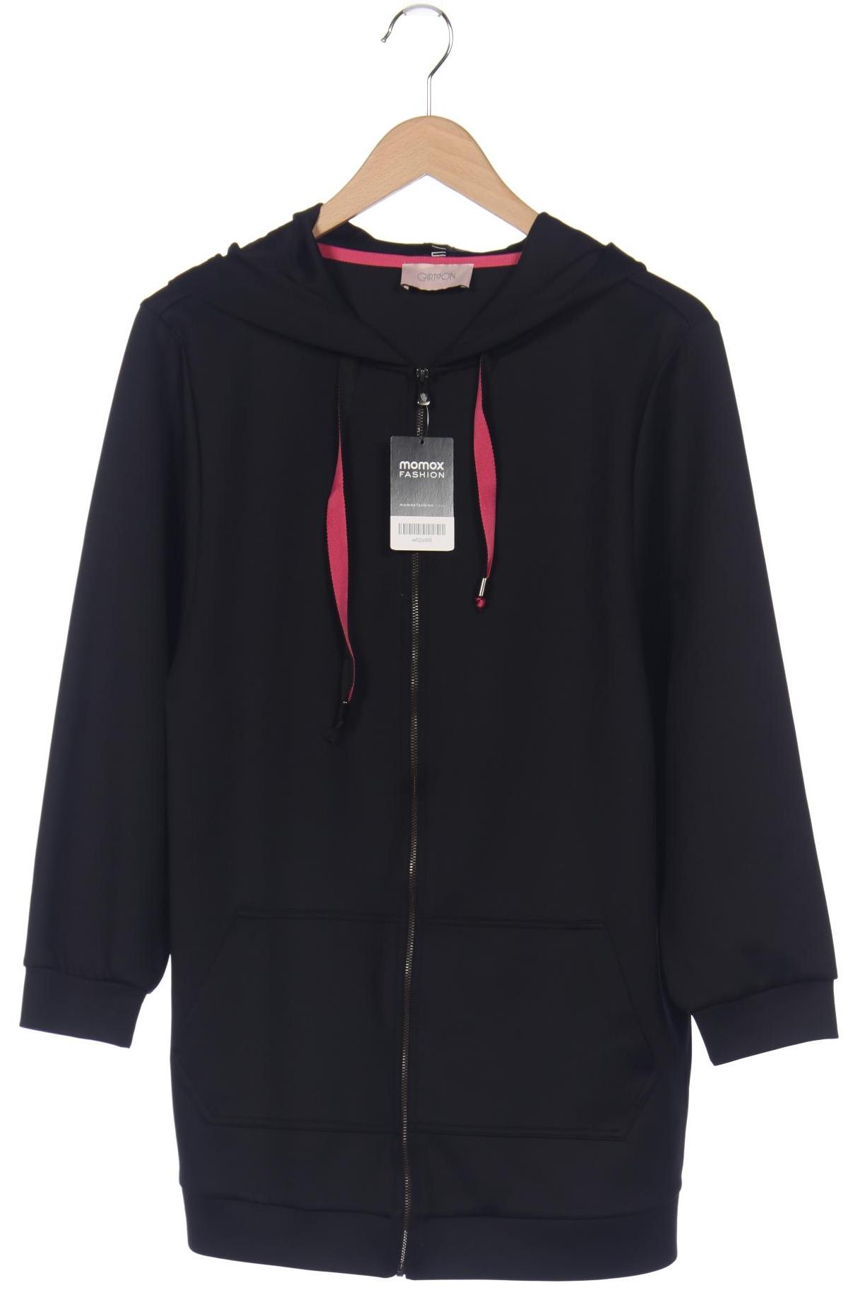 

Cartoon Damen Kapuzenpullover, schwarz