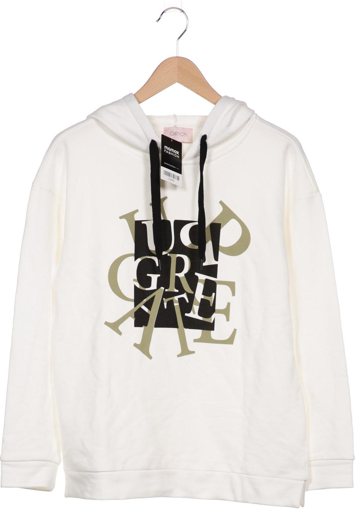 

Cartoon Damen Kapuzenpullover, weiß