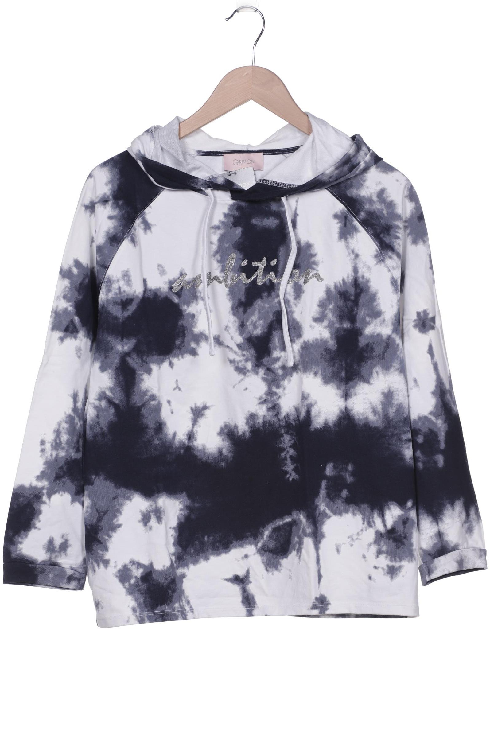 

Cartoon Damen Kapuzenpullover, weiß