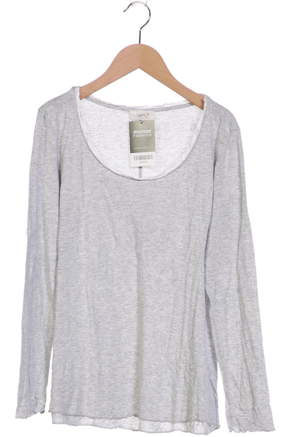

Cartoon Damen Langarmshirt, grau