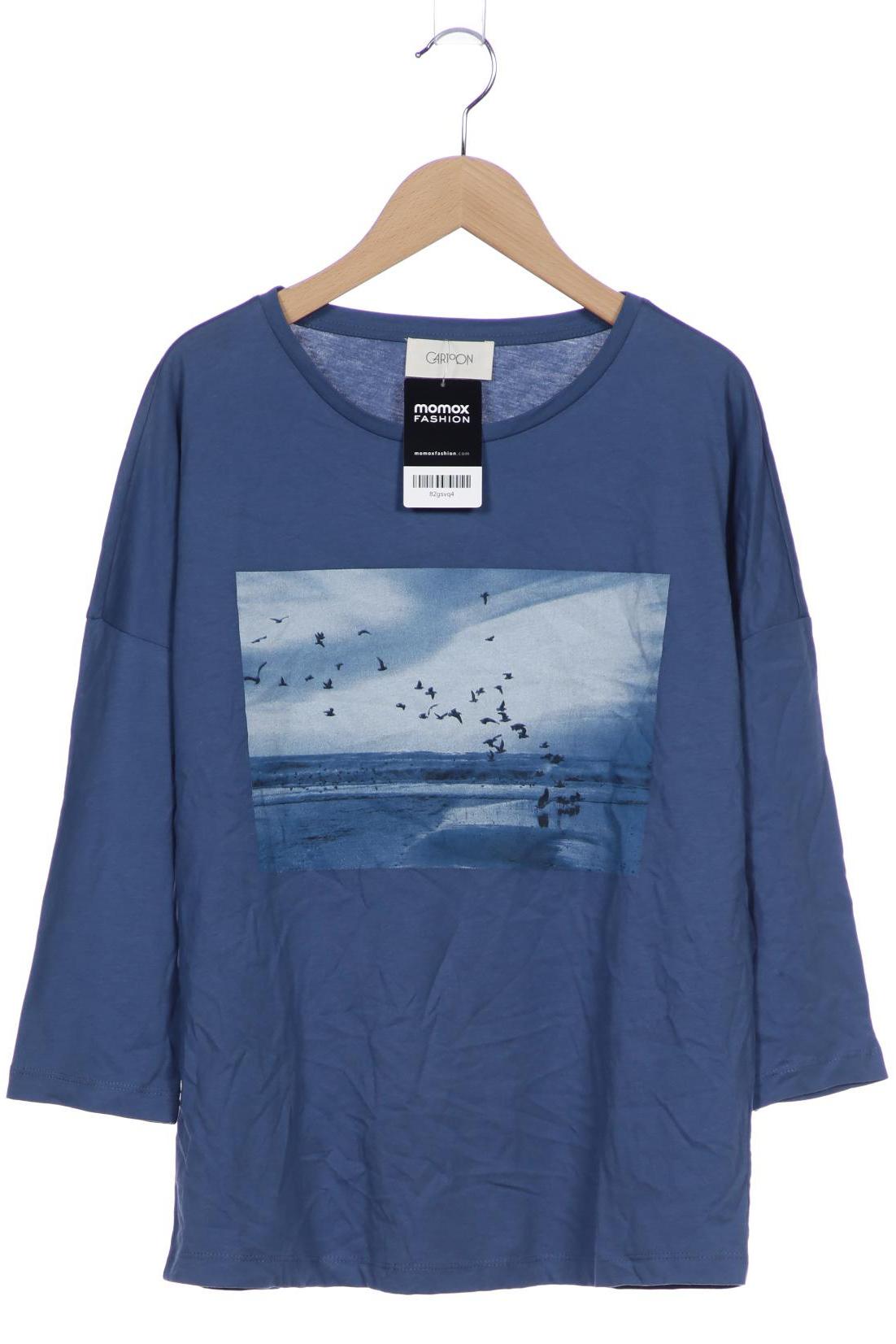 

Cartoon Damen Langarmshirt, blau, Gr. 36