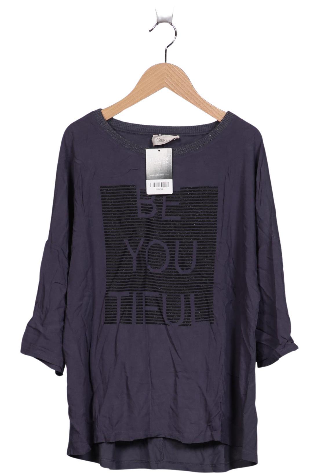 

Cartoon Damen Langarmshirt, marineblau, Gr. 42