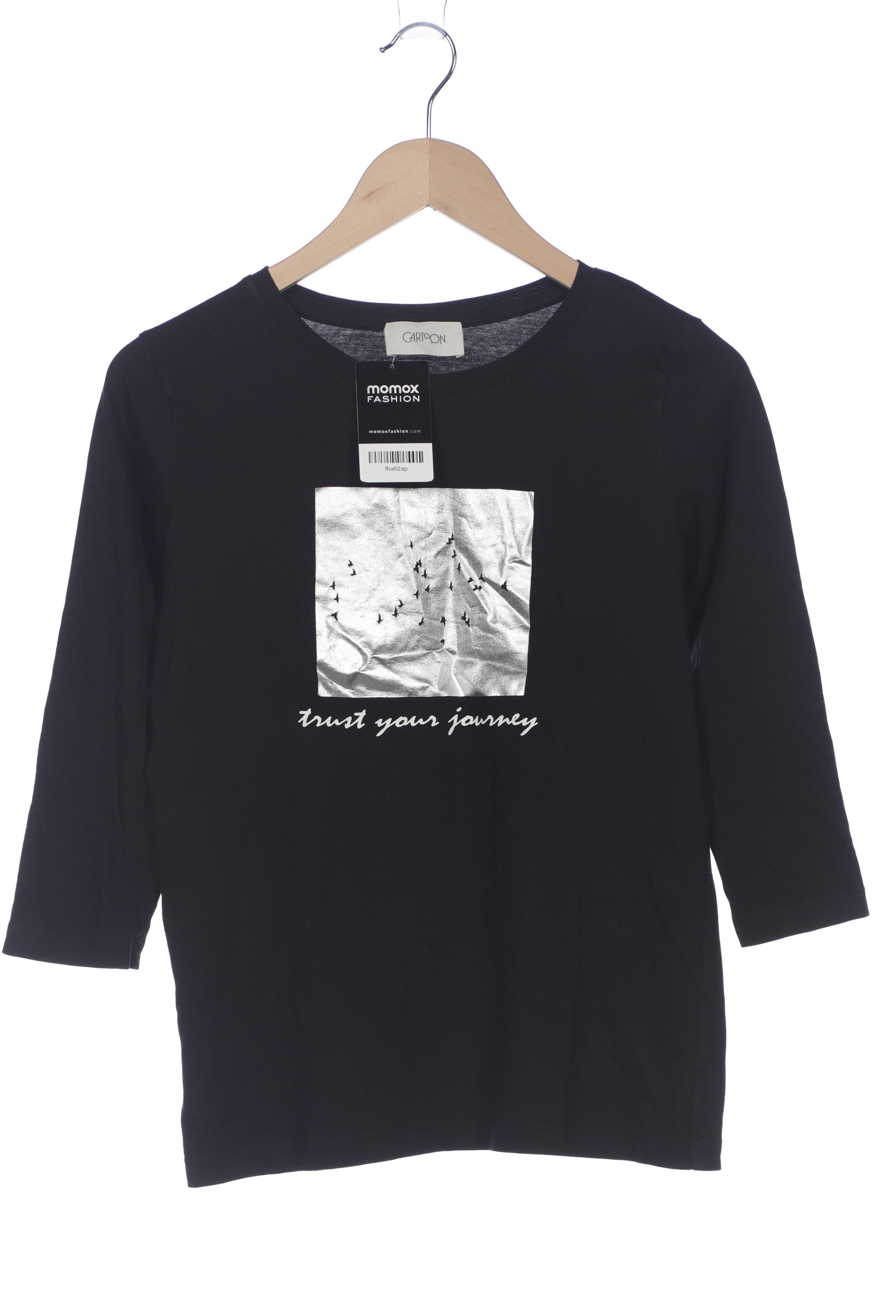 

Cartoon Damen Langarmshirt, schwarz, Gr. 38