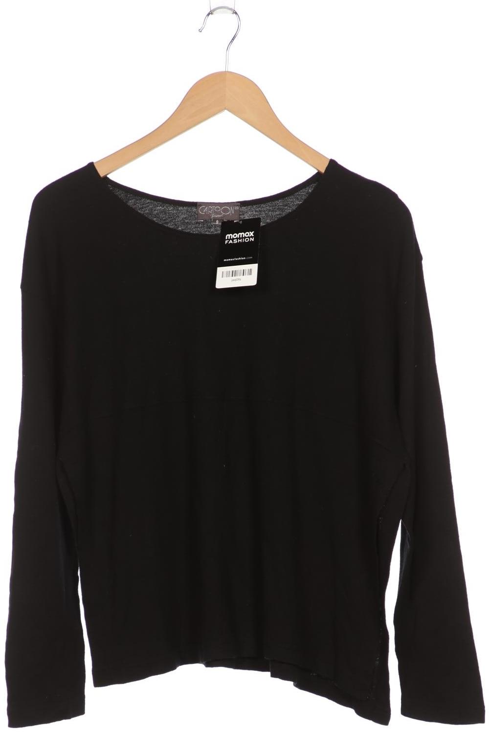 

Cartoon Damen Langarmshirt, marineblau, Gr. 36