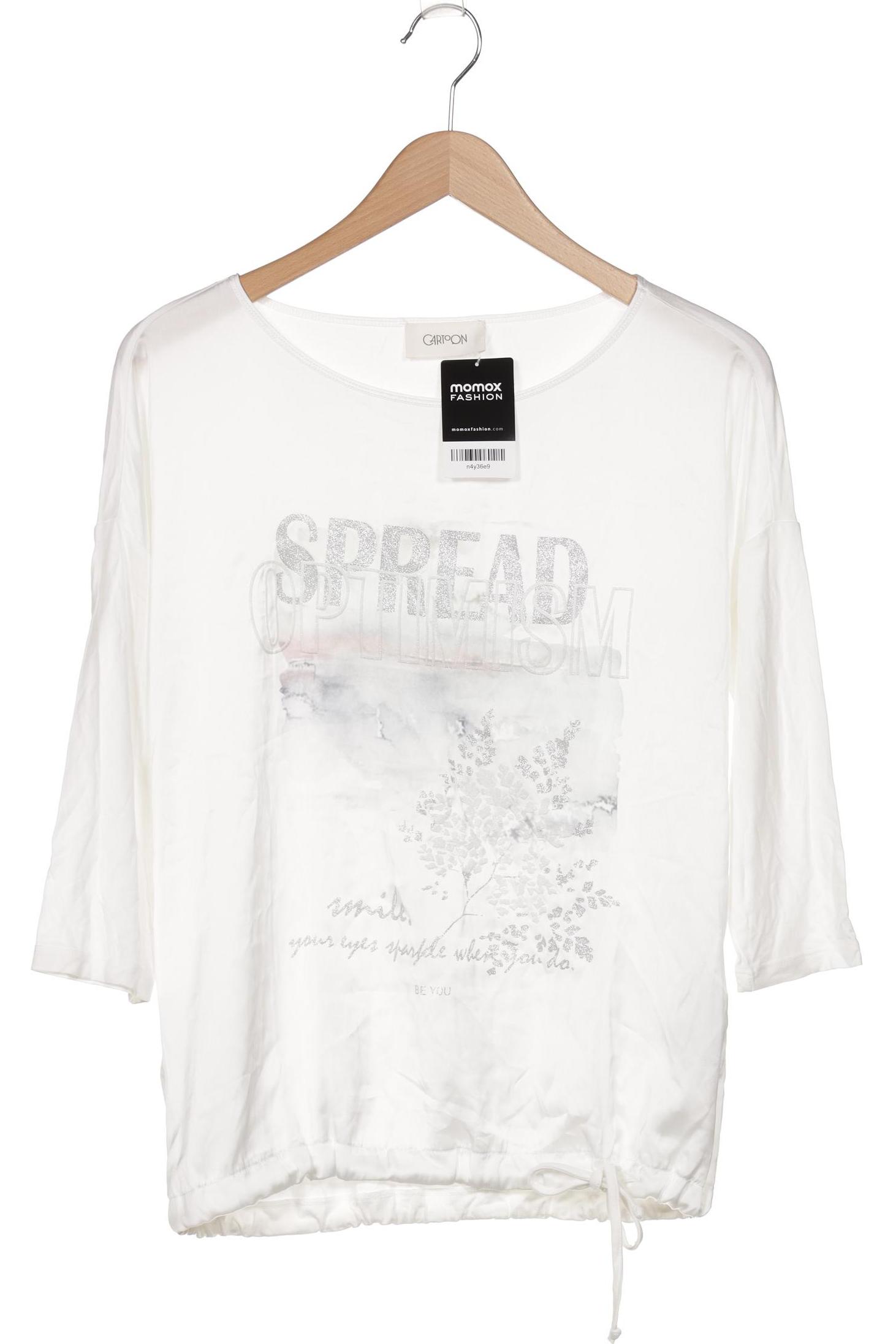 

Cartoon Damen Langarmshirt, weiß, Gr. 36