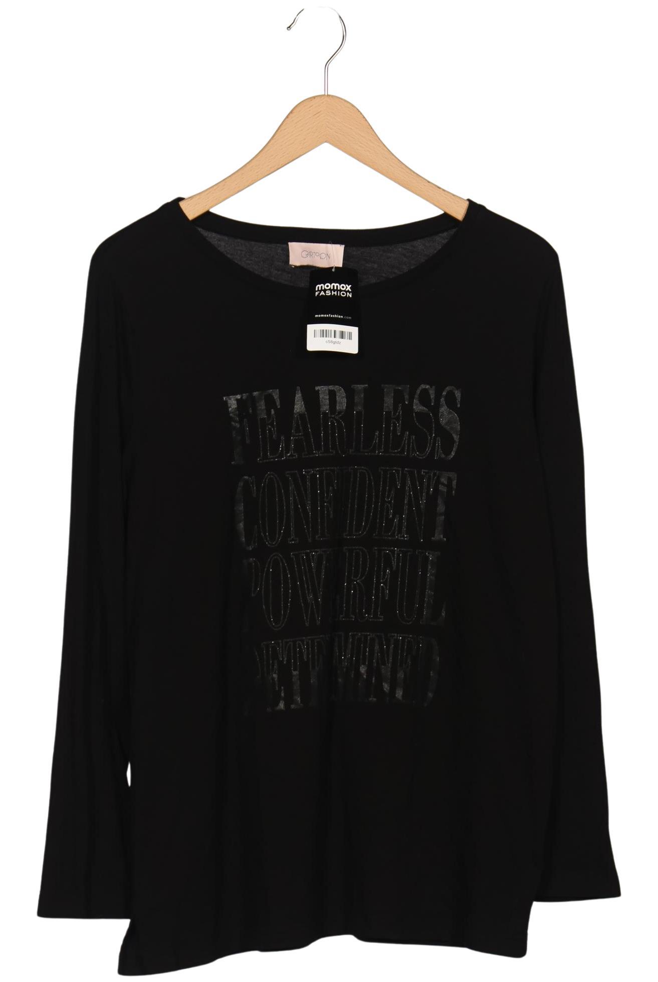 

Cartoon Damen Langarmshirt, schwarz, Gr. 44