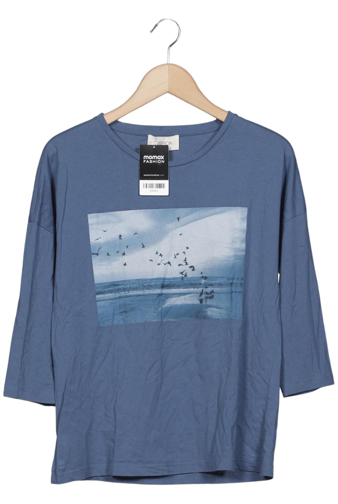 

Cartoon Damen Langarmshirt, blau, Gr. 38