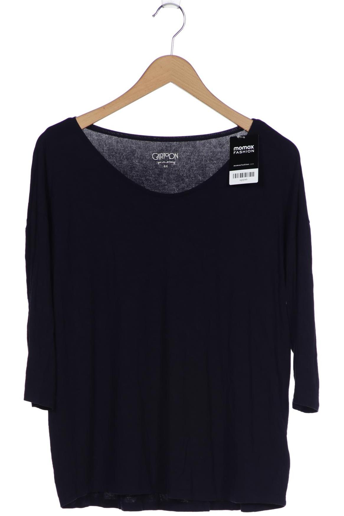 

Cartoon Damen Langarmshirt, marineblau, Gr. 44