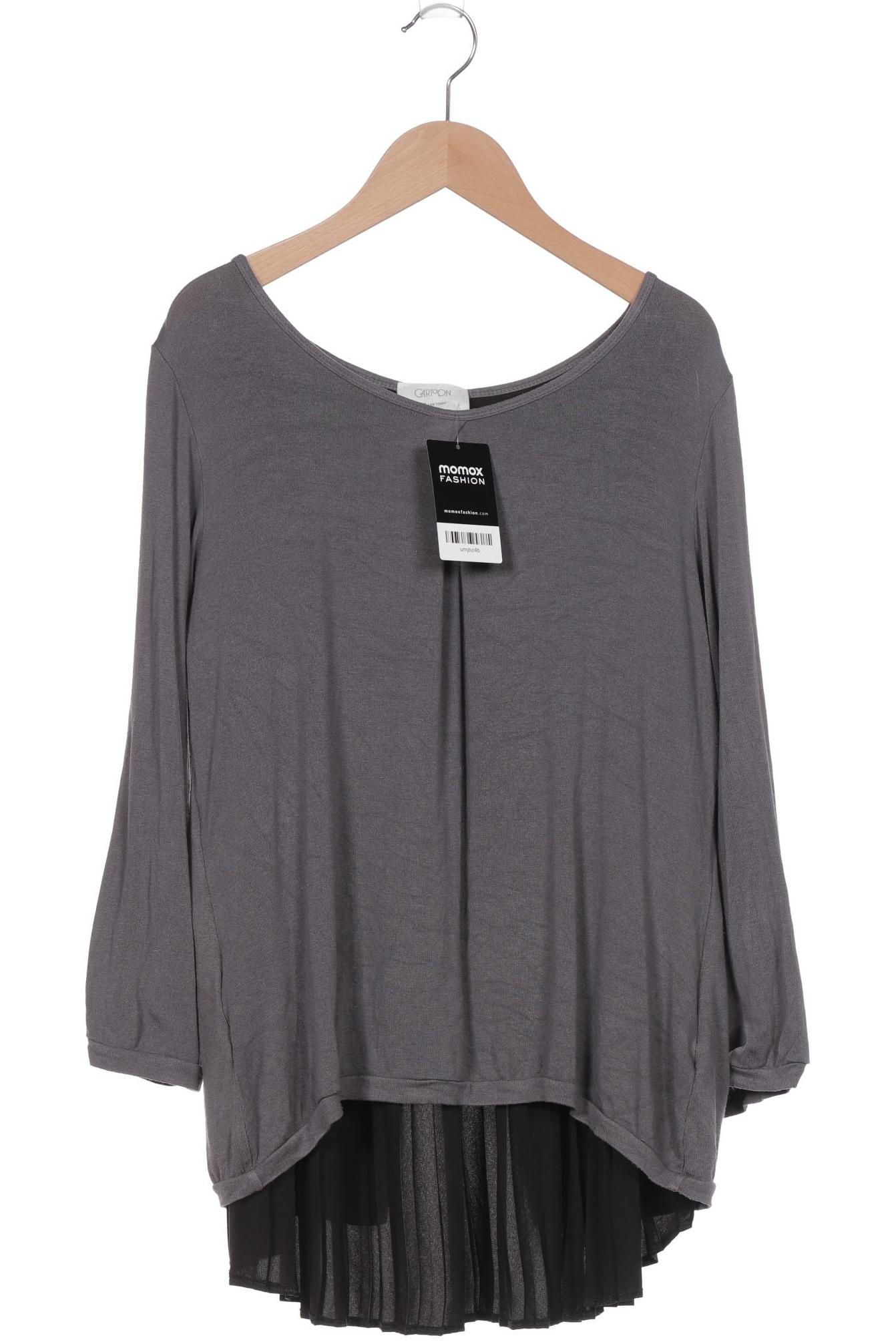 

Cartoon Damen Langarmshirt, grau