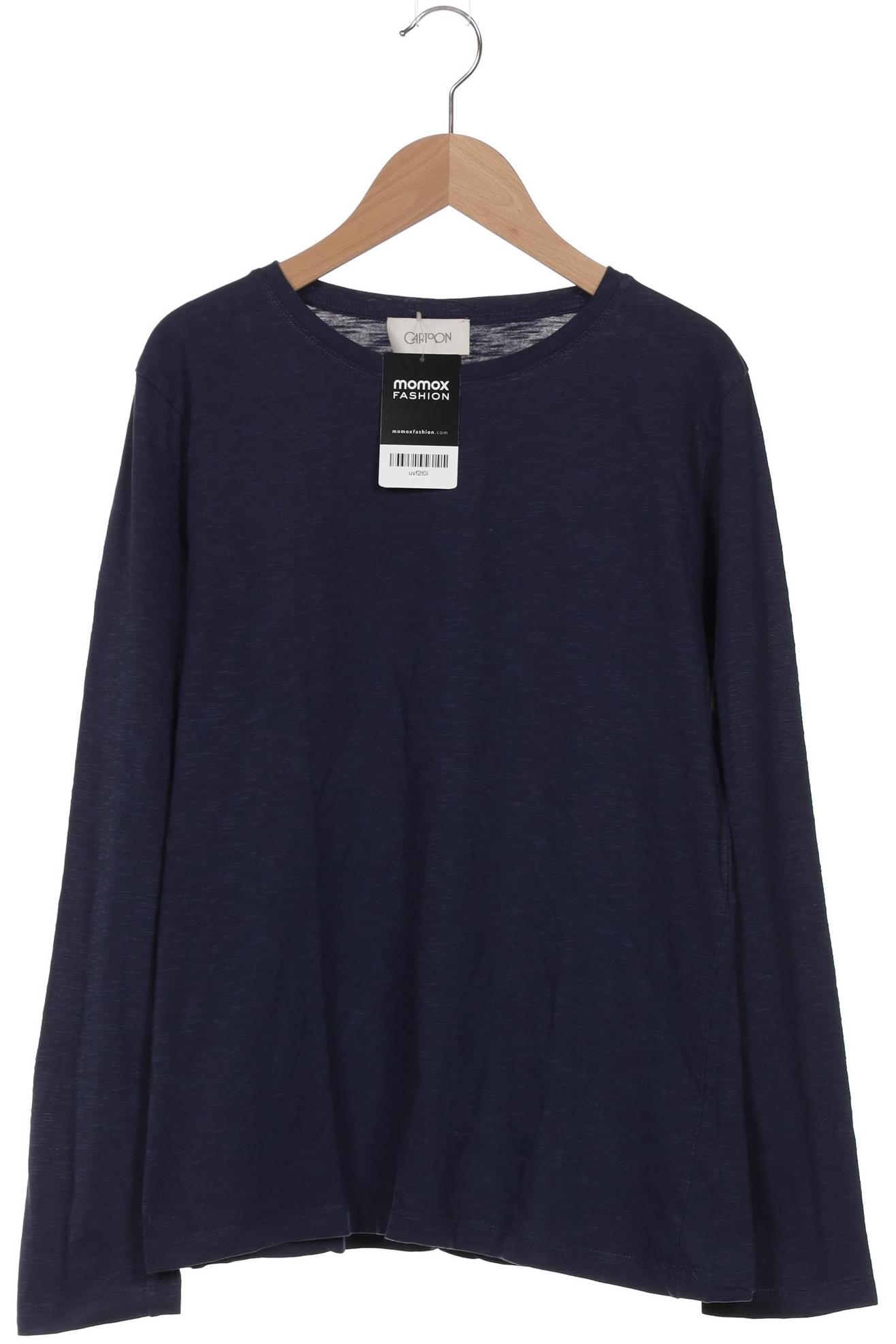 

Cartoon Damen Langarmshirt, marineblau, Gr. 40