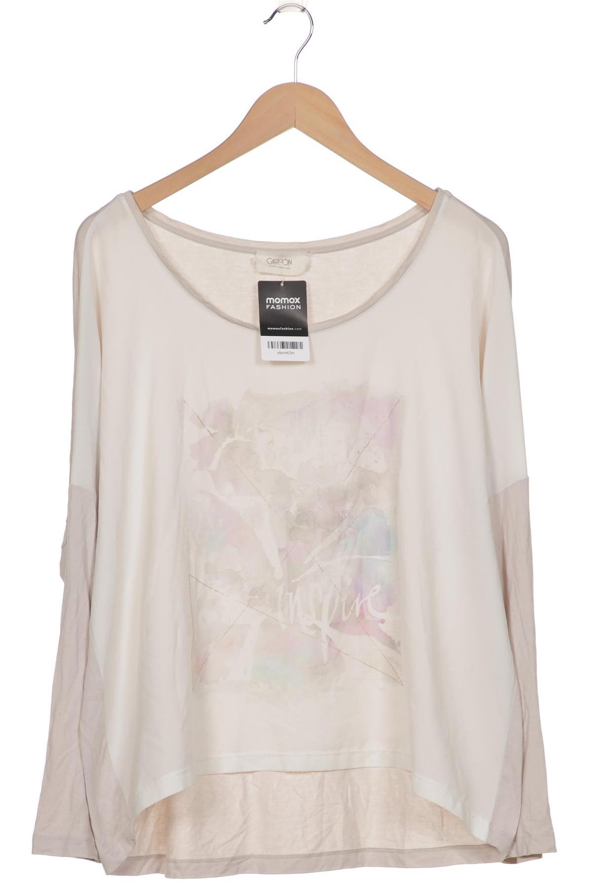 

Cartoon Damen Langarmshirt, beige