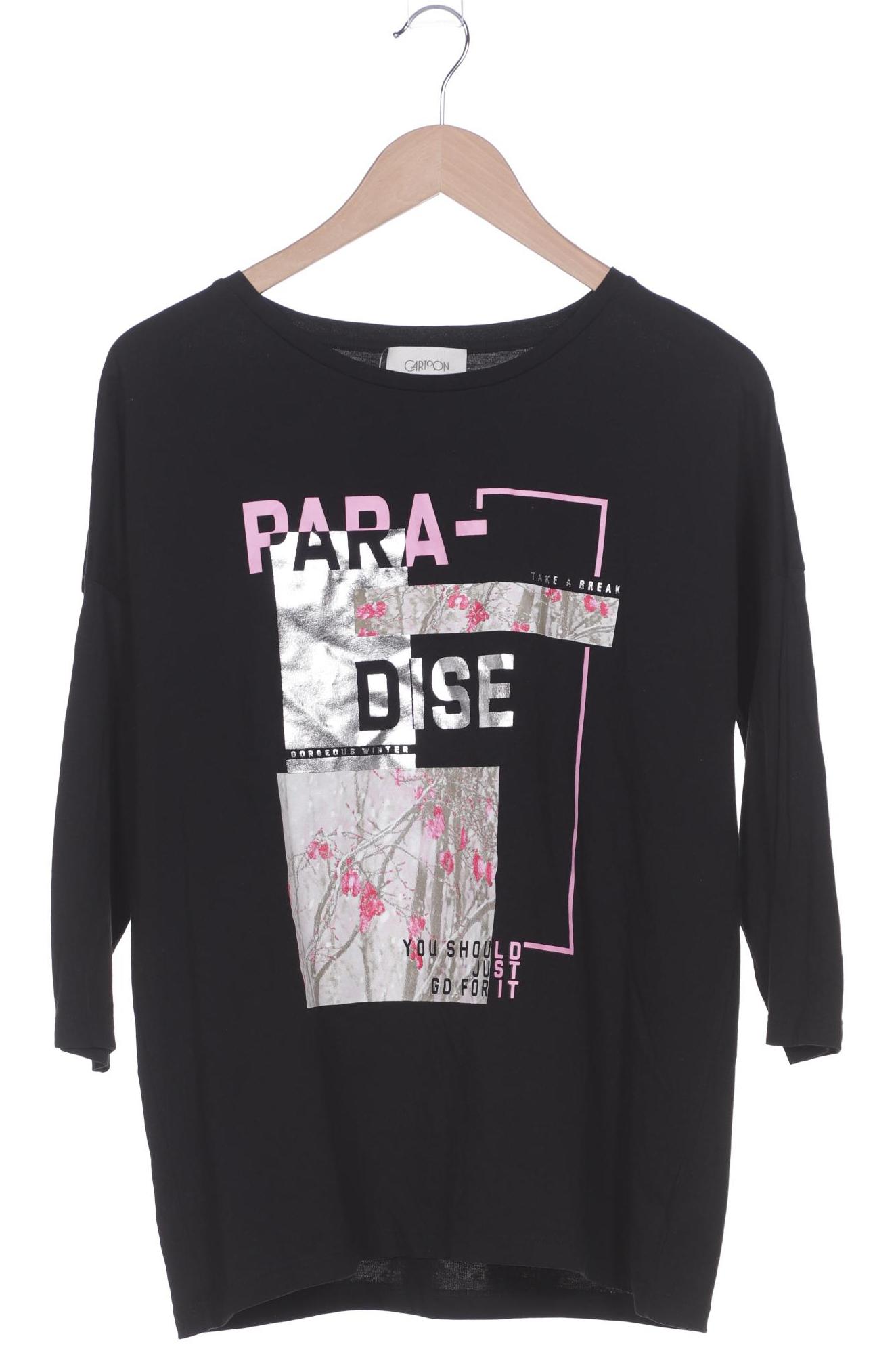 

Cartoon Damen Langarmshirt, schwarz, Gr. 44