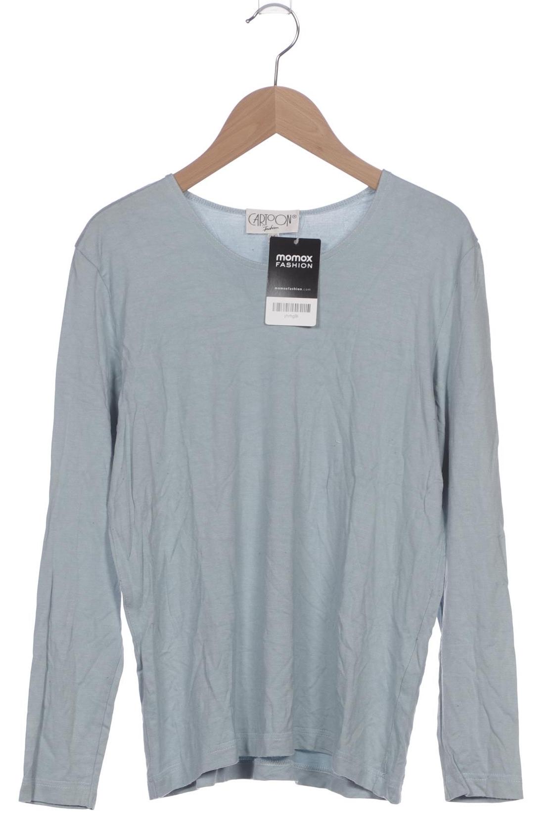 Thumbnail - Cartoon Damen Langarmshirt, blau, Gr. 38