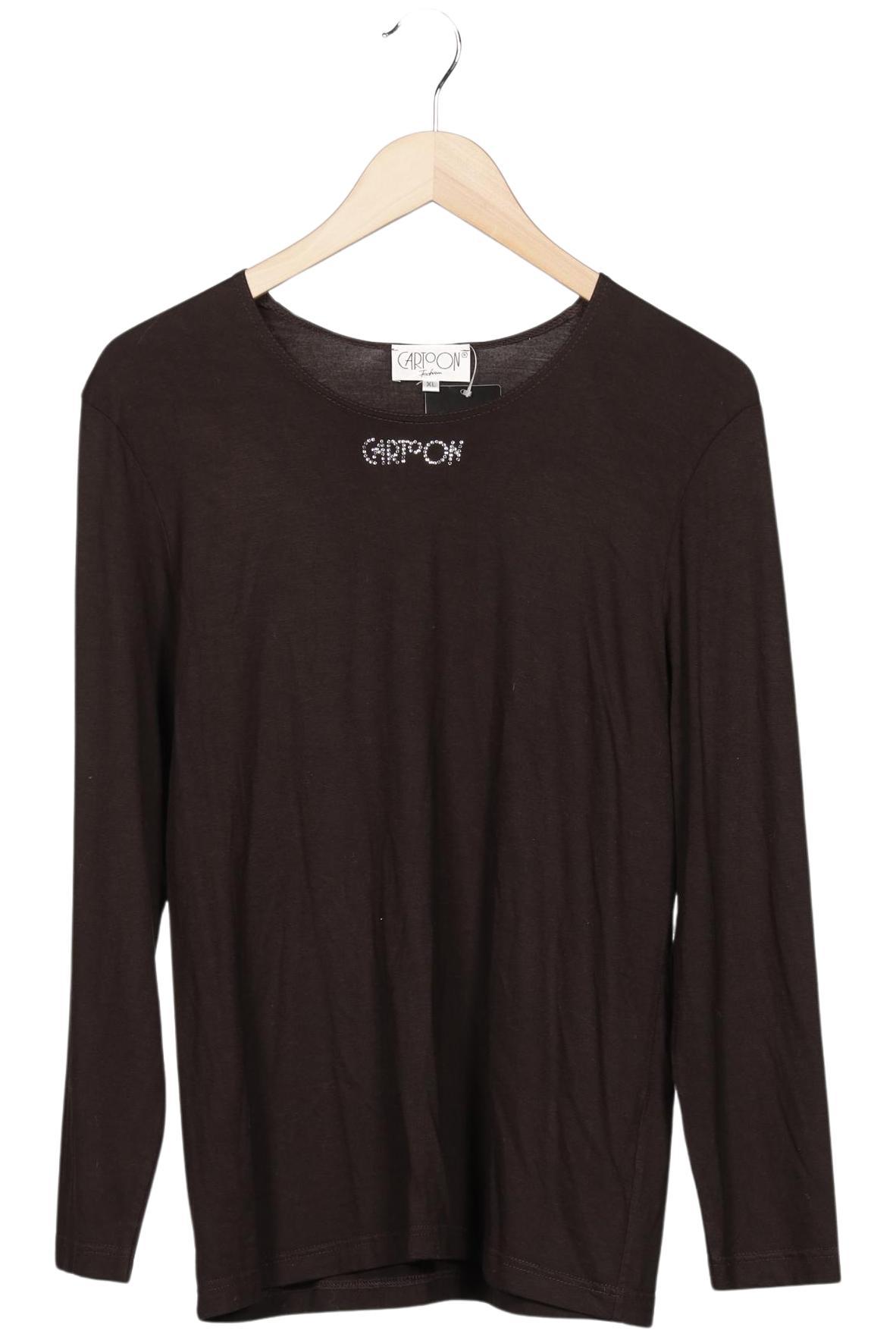 

Cartoon Damen Langarmshirt, braun, Gr. 44